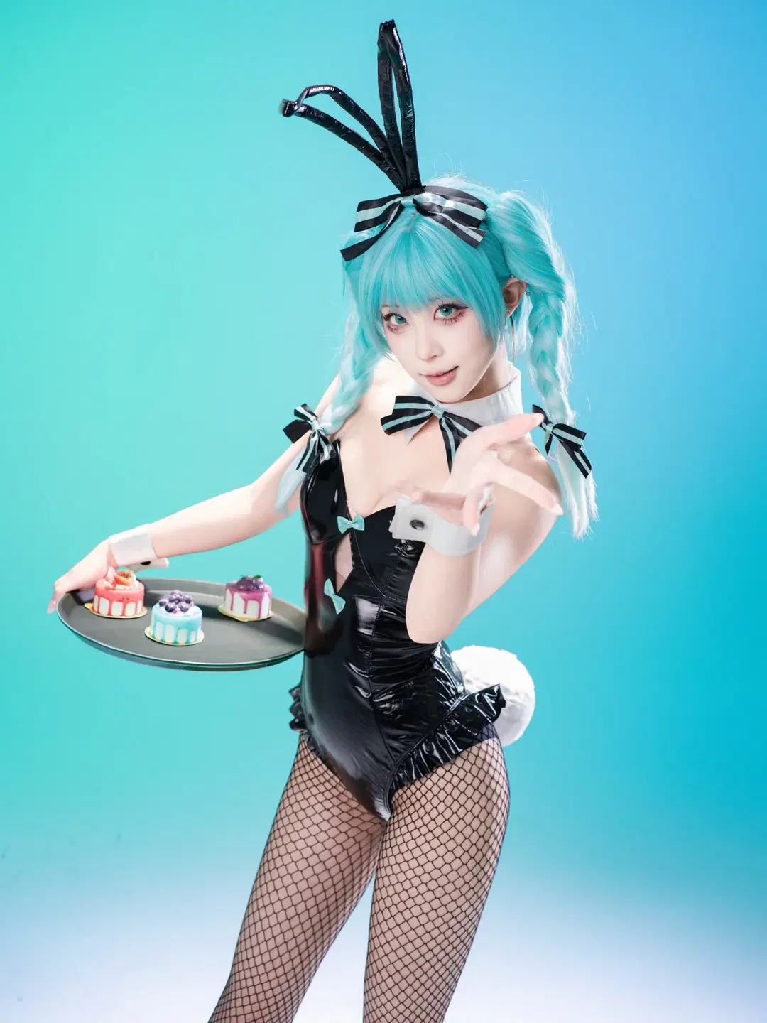 【初音未来cos】兔女郎造型Part.2的棚拍记录 - 沈诗若 - 第8张