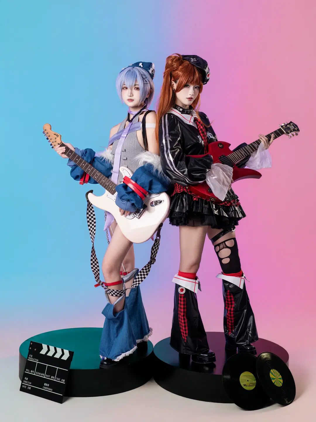 【明日香和綾波麗cos】新世紀福音戰士的搖滾樂隊風 - 沈诗若 - 第6張