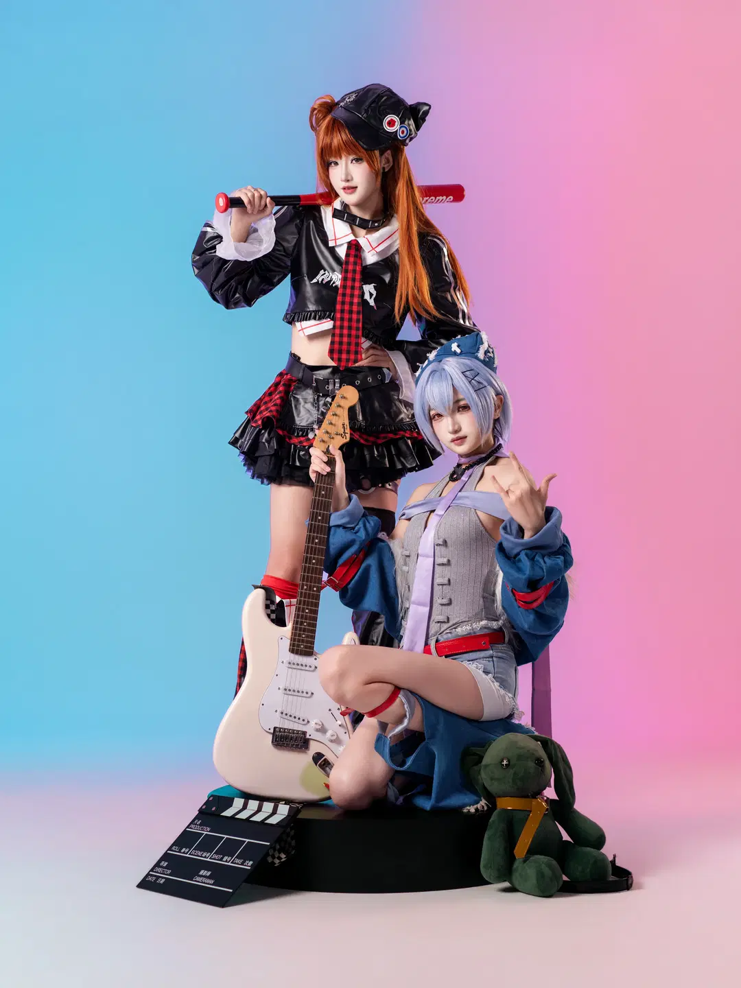 【明日香和綾波麗cos】新世紀福音戰士的搖滾樂隊風 - 沈诗若 - 第8張