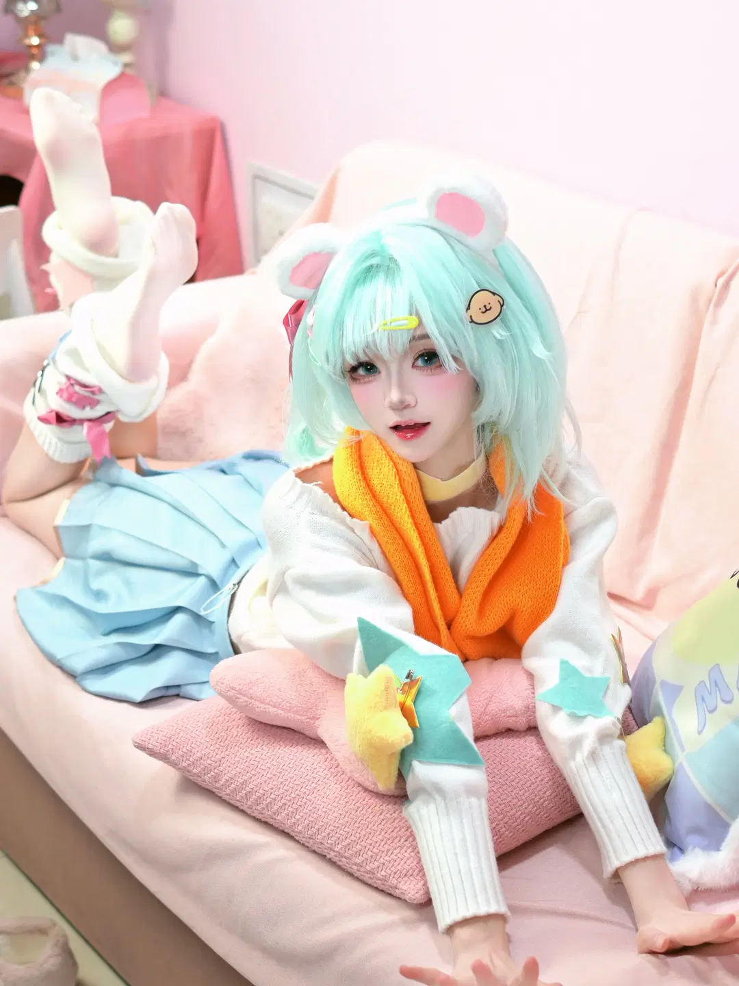 【小喬コスプレ】『オナー・オブ・キングス』×線画犬コラボ、おうちでくつろぐ撮影記録 - 小时汤泡饭 - 2枚目