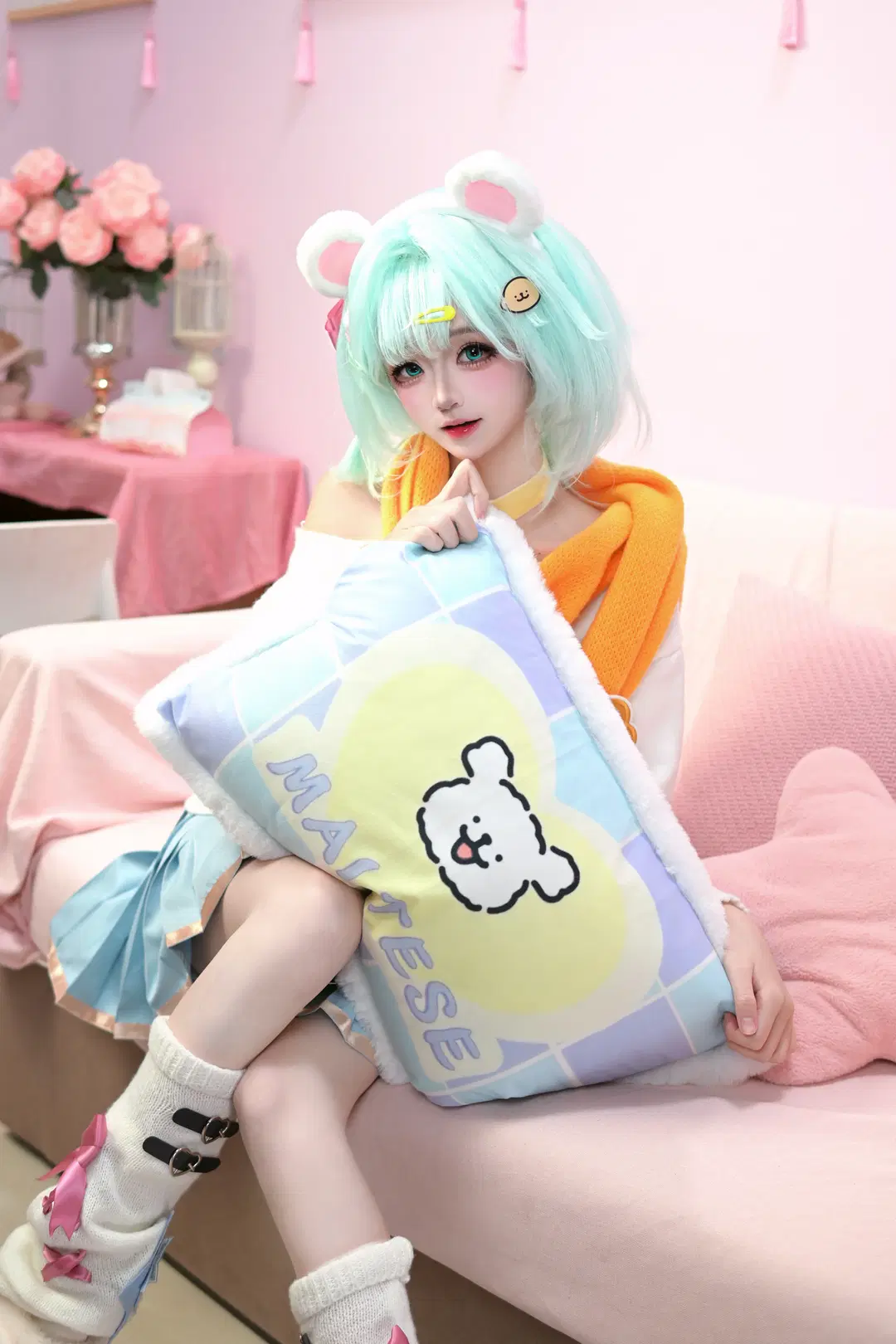 【小喬コスプレ】『オナー・オブ・キングス』×線画犬コラボ、おうちでくつろぐ撮影記録 - 小时汤泡饭 - 5枚目