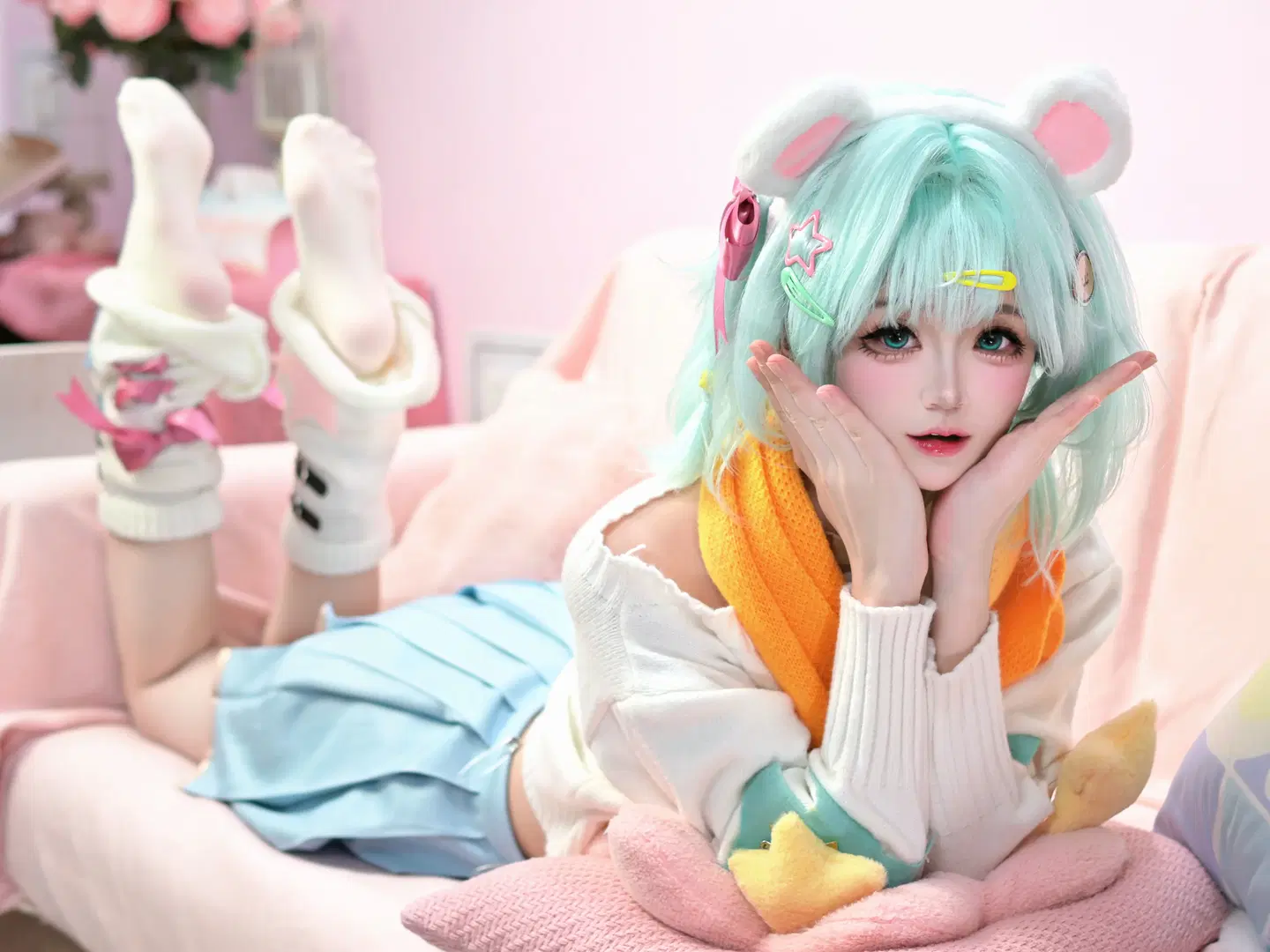 【小喬コスプレ】『オナー・オブ・キングス』×線画犬コラボ、おうちでくつろぐ撮影記録 - 小时汤泡饭 - 8枚目