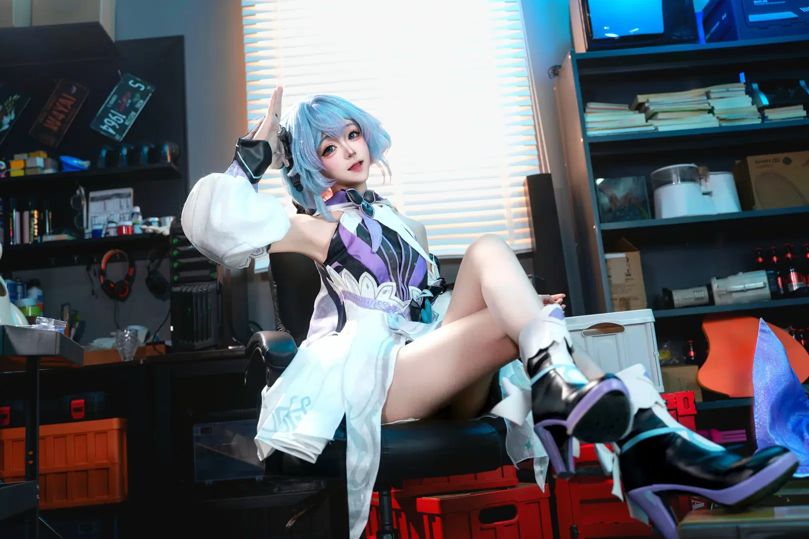 【小喬コスプレ】『オナー・オブ・キングス』時の魔女：スタジオに魔法を宿す二次元コスプレ - 小时汤泡饭 - 5枚目