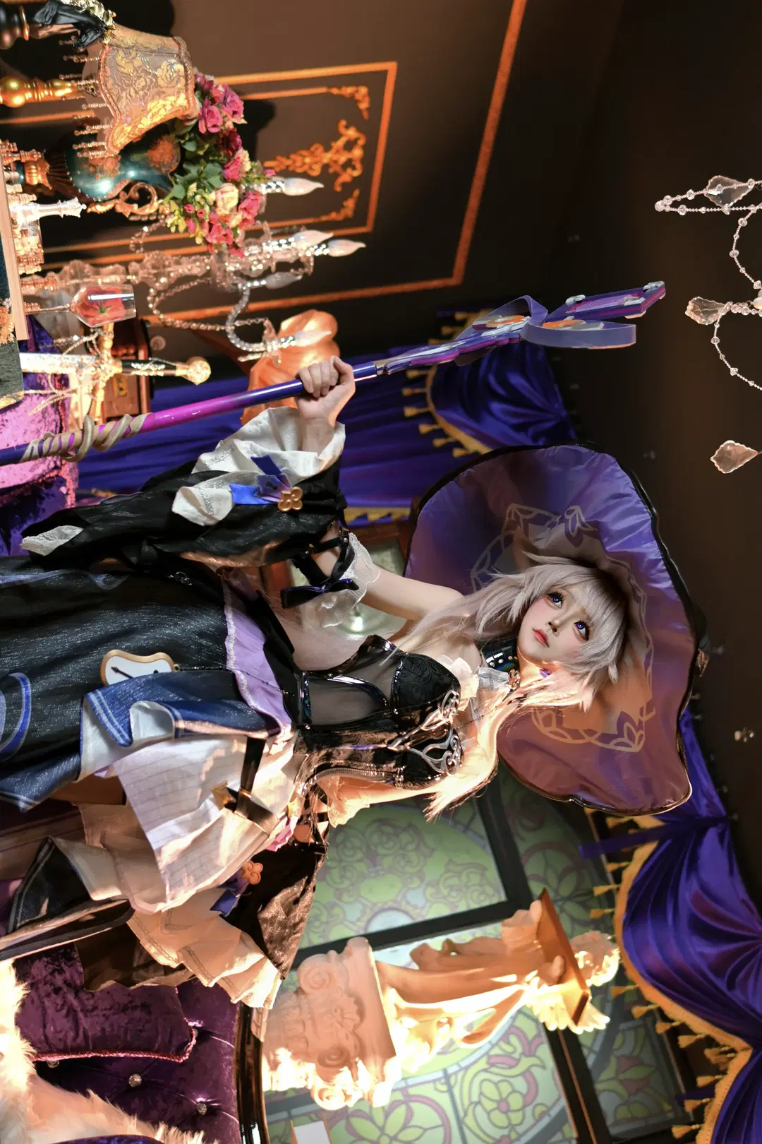 【ヘルタ コスプレ】『崩壊：スターレイル』暗夜に刻む神秘の魔女の肖像 - 小时汤泡饭 - 2枚目