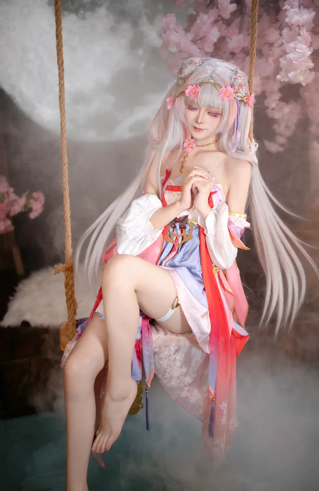 鸣潮, 二次元, 古风cos, 今汐cos, 桃之夭夭