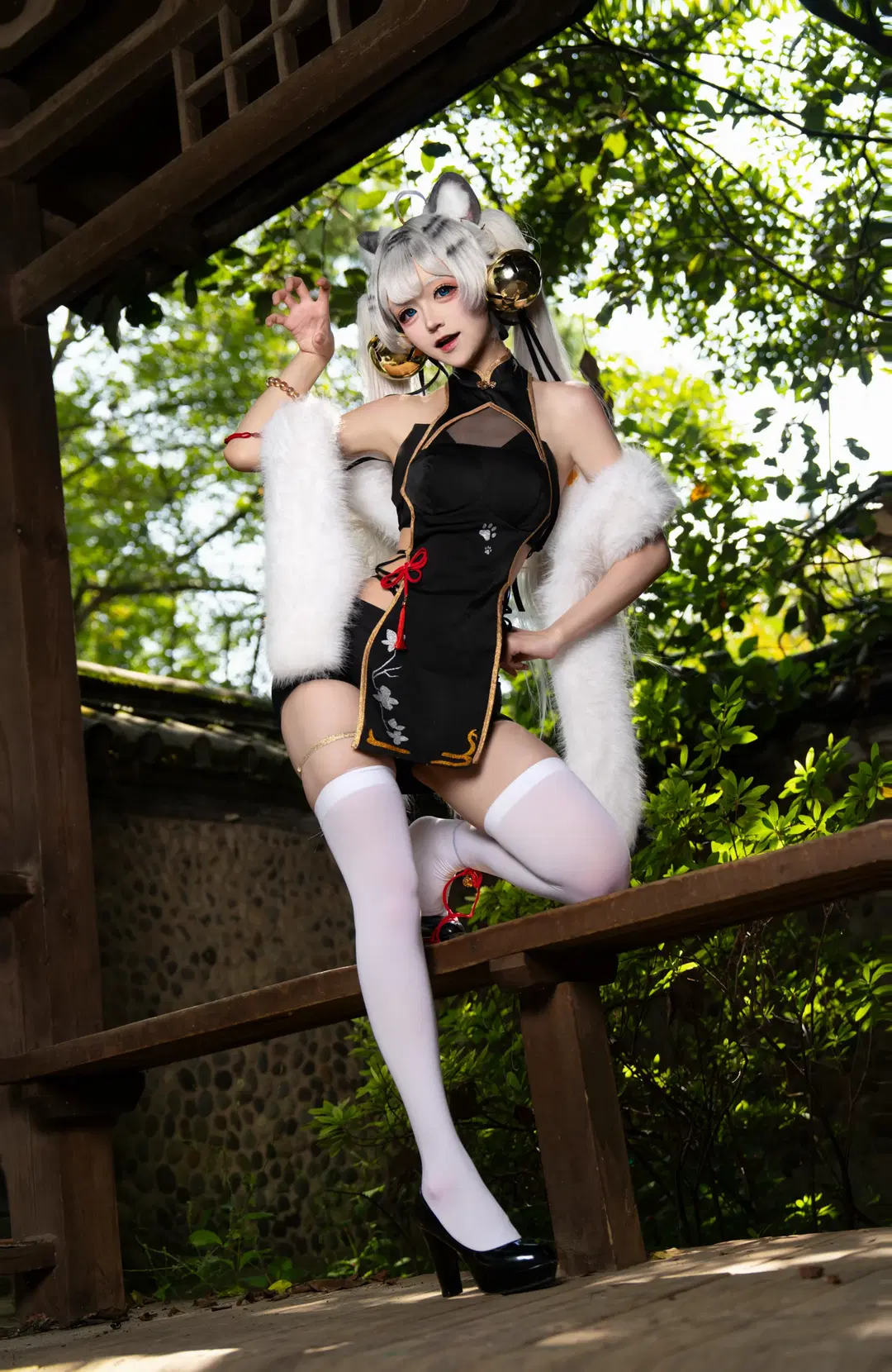 白虎娘cos 山林间的虎啸生风 - 小时汤泡饭 - 第3张