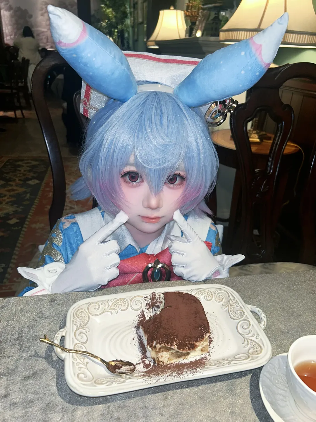 二次元, 原神, 下午茶, 希格雯cos, cosplay摄影