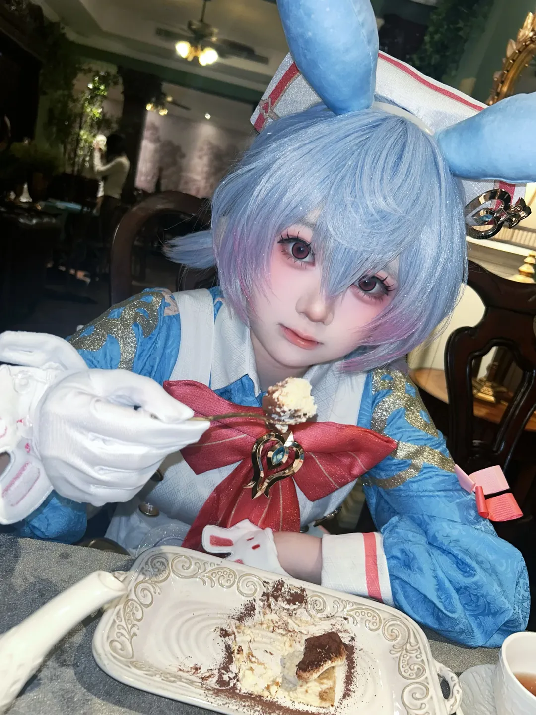 二次元, 原神, 下午茶, 希格雯cos, cosplay摄影 - 第2张
