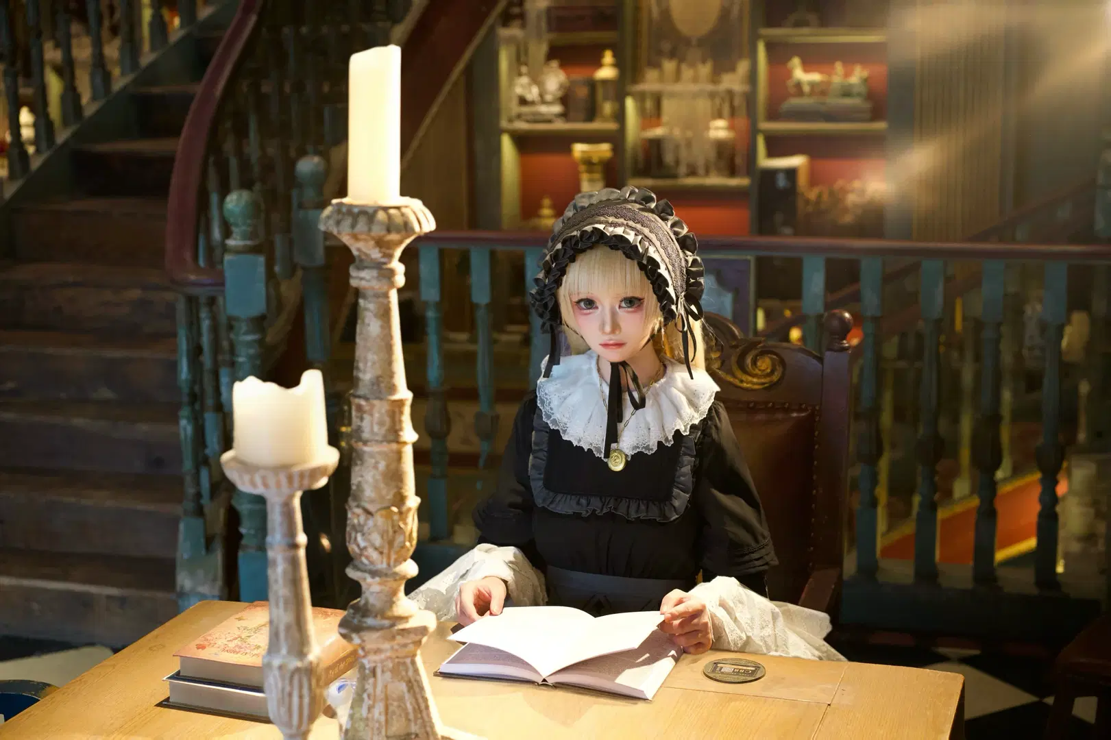 Cosplay photoshoot, Gothic Lolita, Vikutorika cosplay, Gosick, Retro