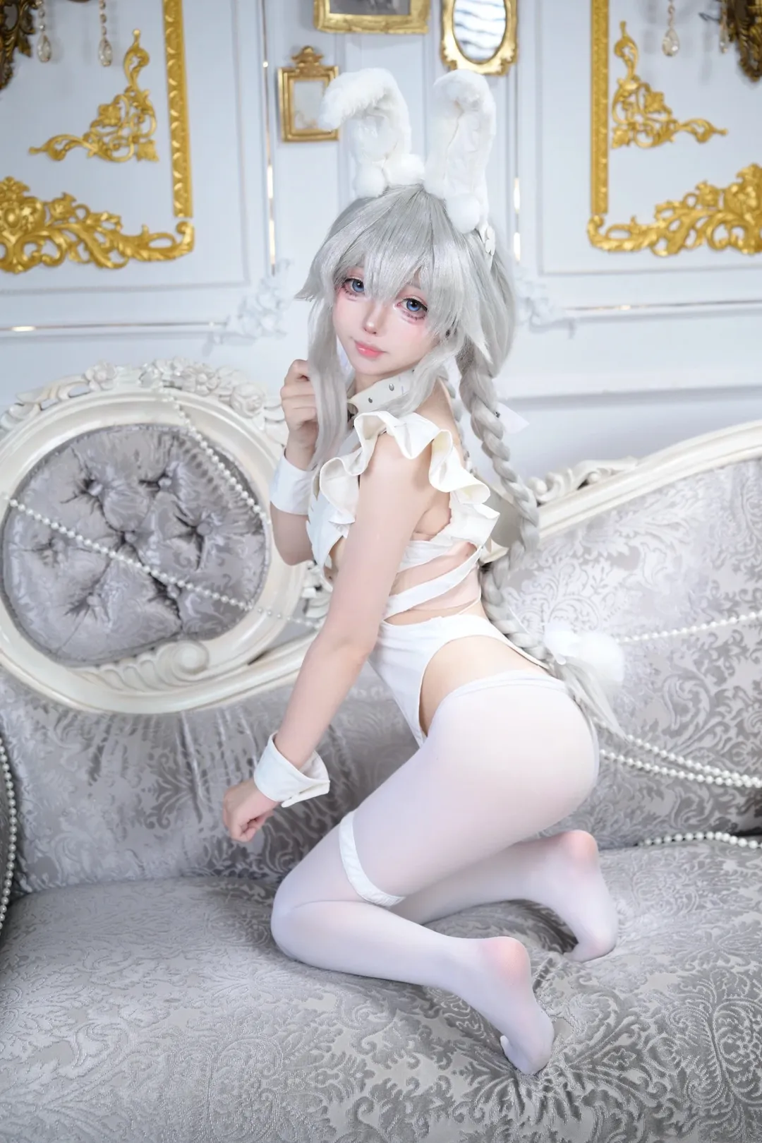 cosplay, 碧蓝航线, 兔女郎, 白丝, 恶毒cos - 第2张