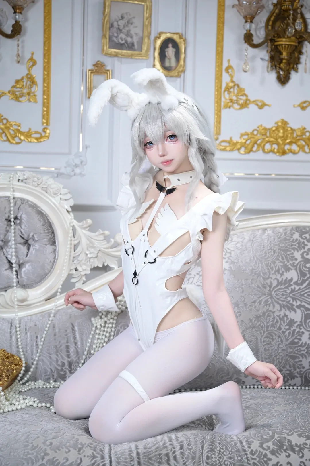 cosplay, 碧蓝航线, 兔女郎, 白丝, 恶毒cos - 第3张