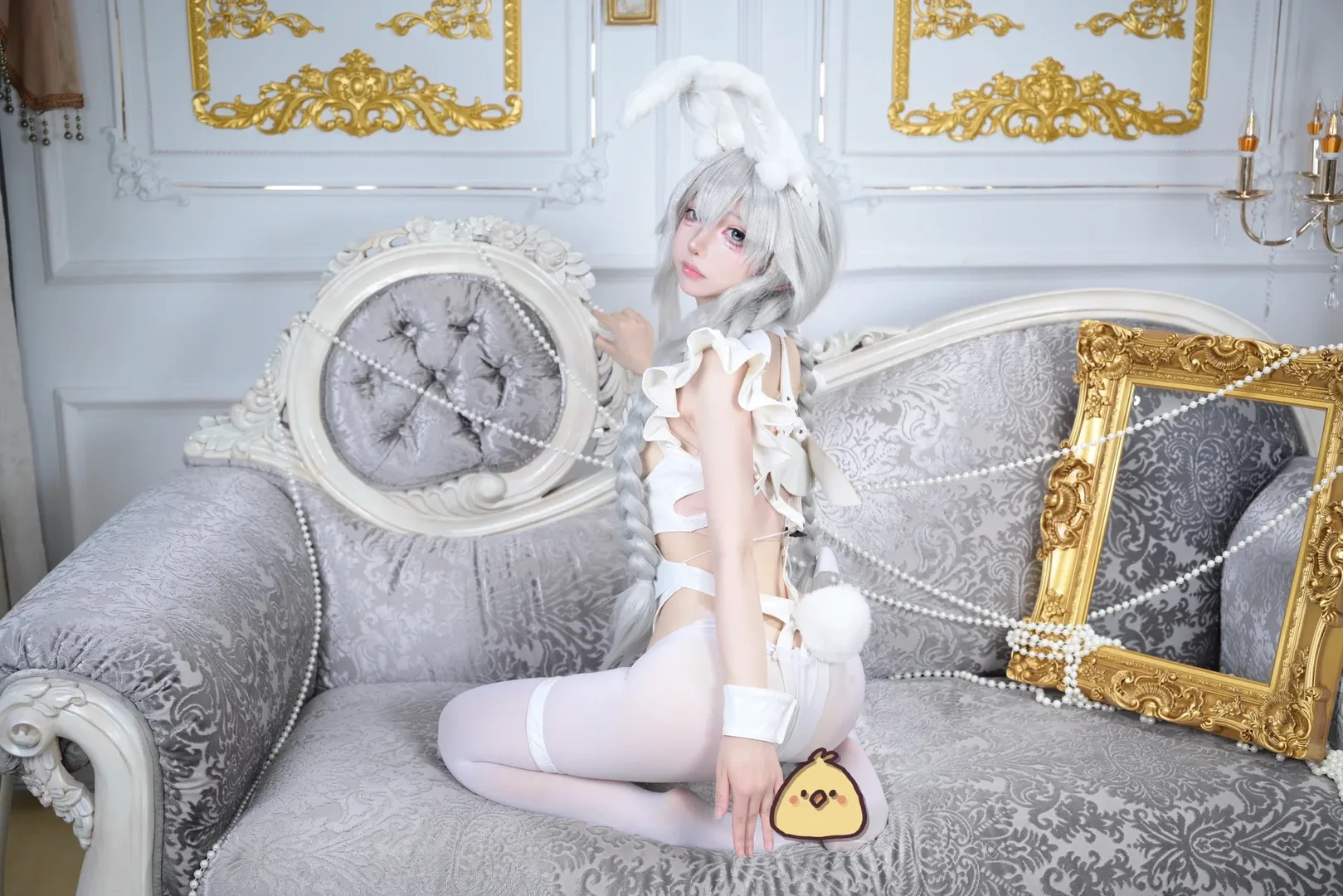cosplay, 碧蓝航线, 兔女郎, 白丝, 恶毒cos - 第7张