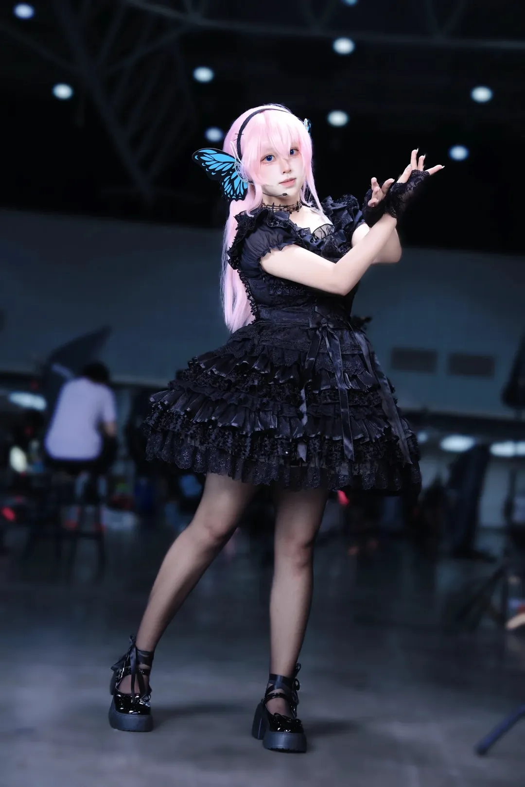 洛丽塔, 黑丝, Vocaloid, 巡音流歌cos, 场照漫展返图