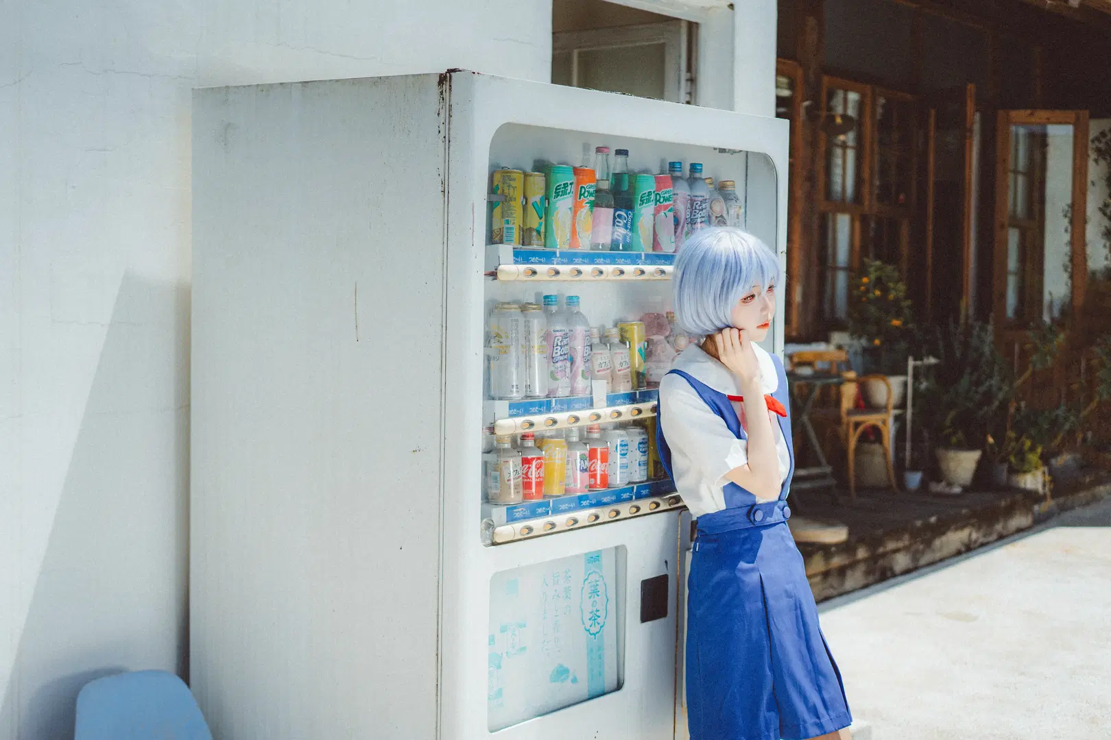 【綾波レイコスプレ】新世紀エヴァンゲリオン、夏の炭酸水とフィルムが織りなす光影 - 猫皮萨摩耶 - 2枚目