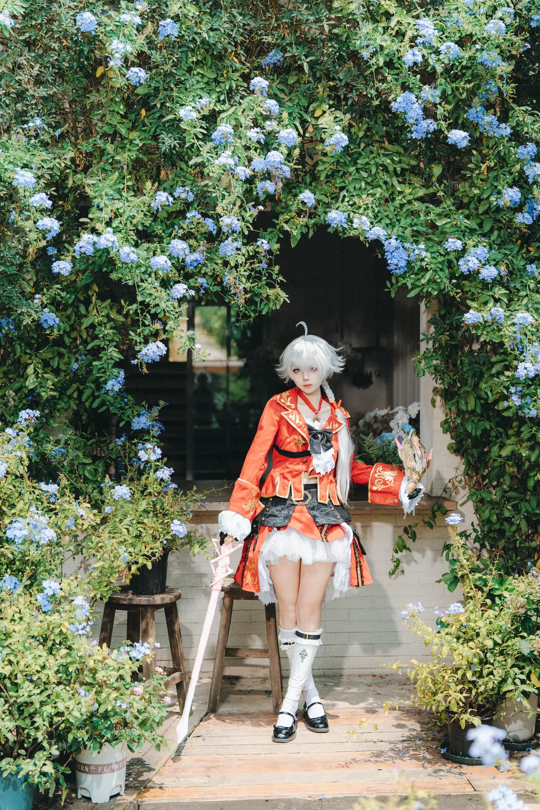 元气少女, 最终幻想14, 白丝袜, 阿莉塞cos, 赤魔法师cos