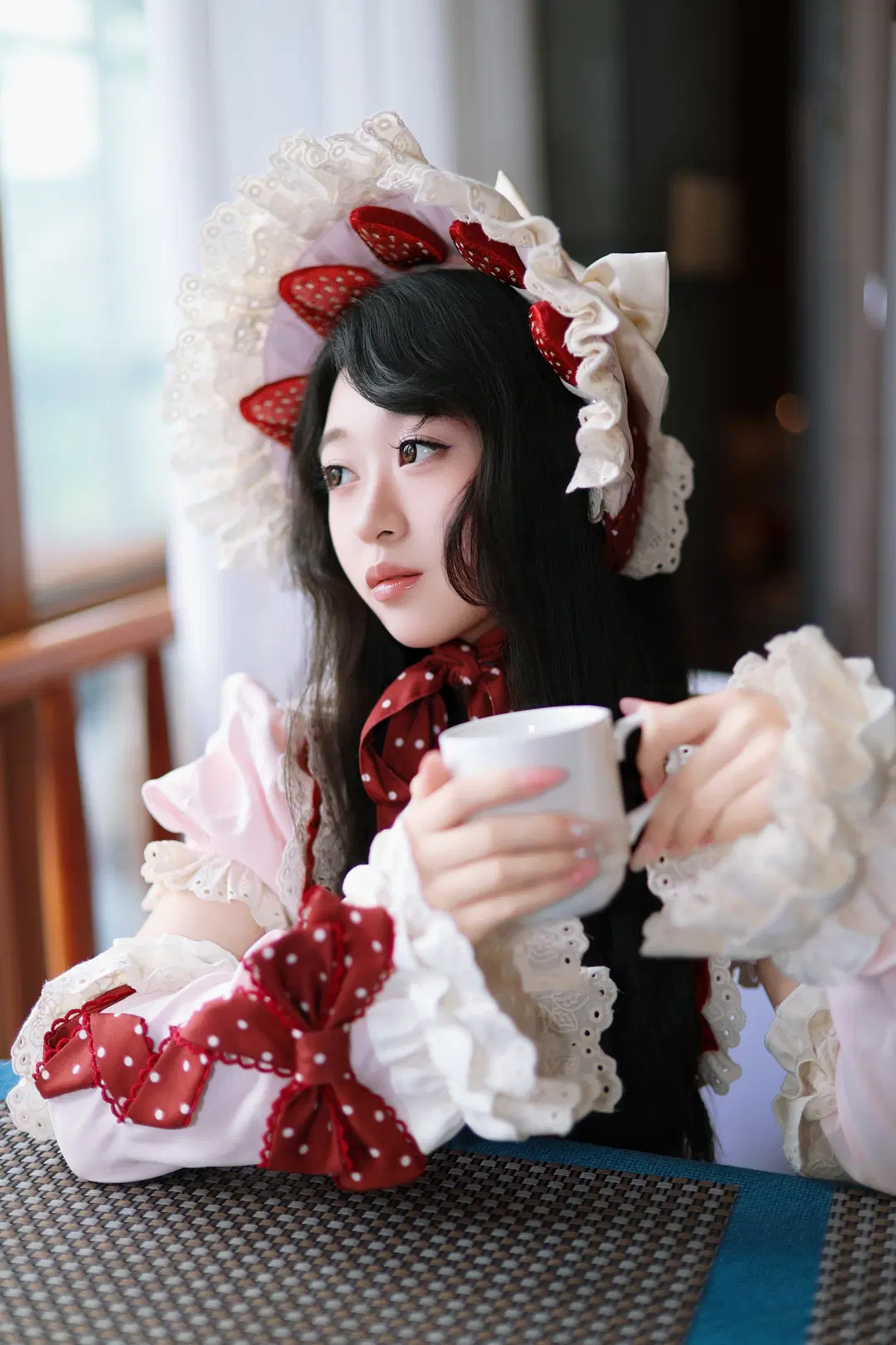 Rainy Convention Strawberry Lolita Photoshoot Record by Anko - Image 10