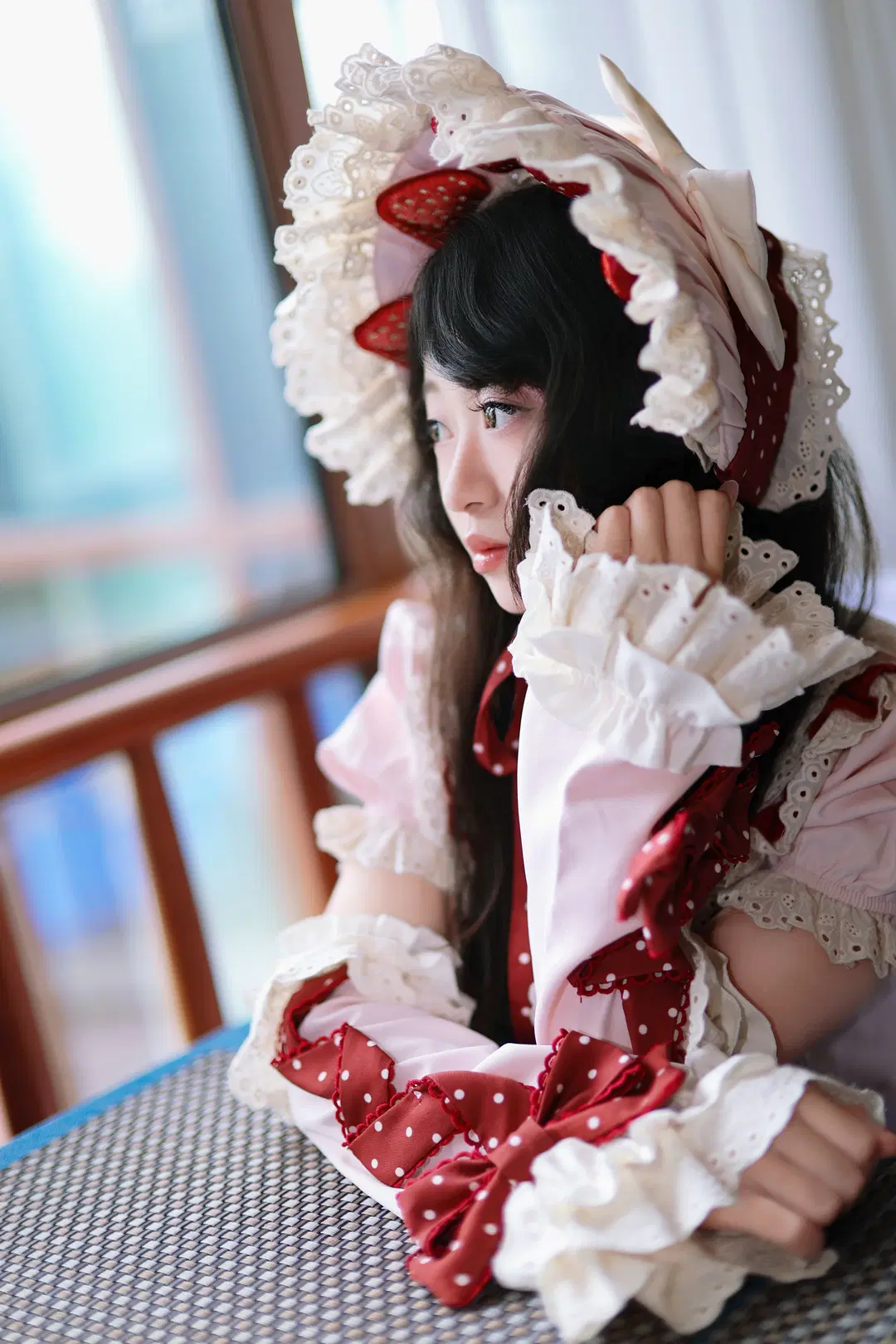 Rainy Convention Strawberry Lolita Photoshoot Record by Anko - Image 11