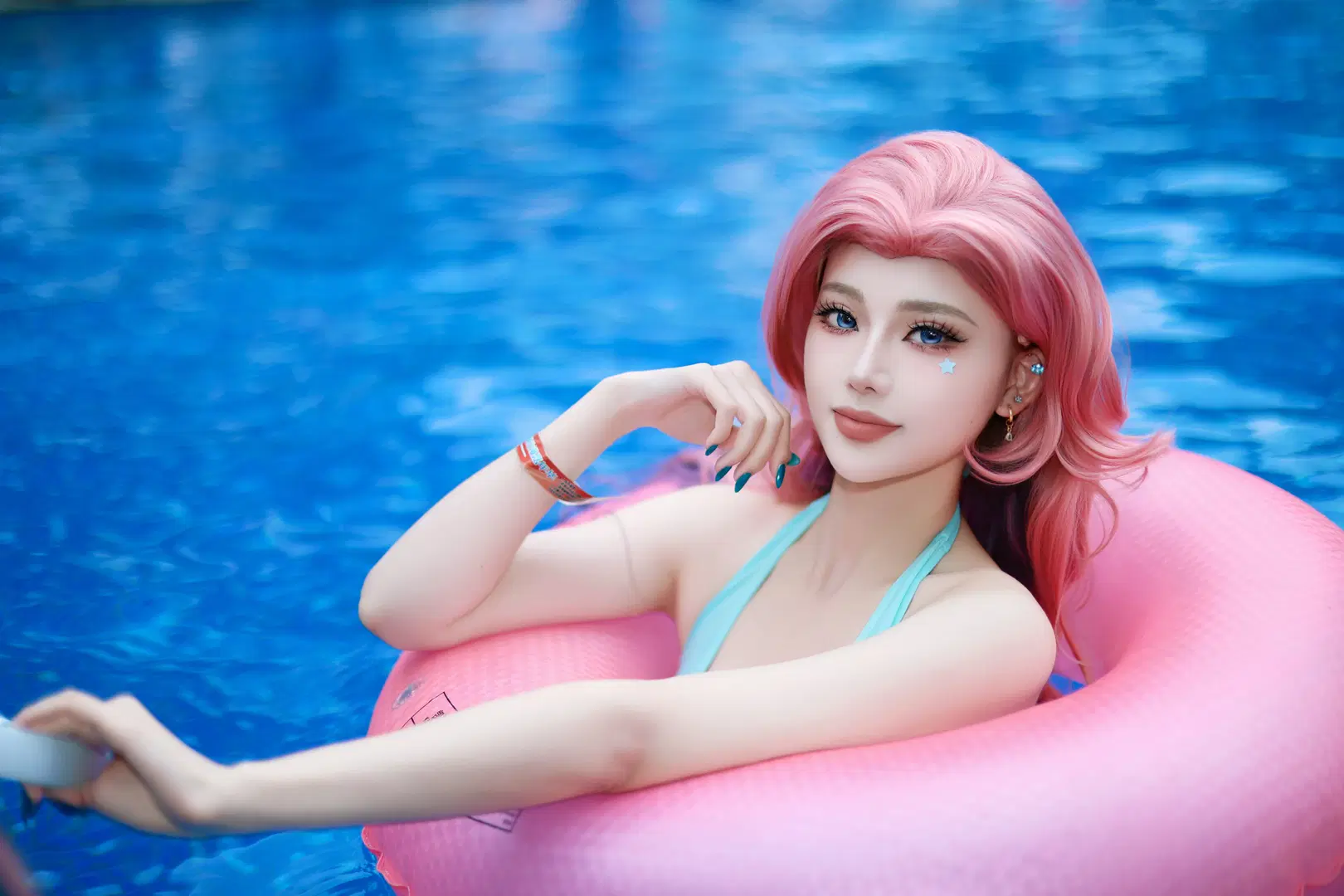 【萨勒芬妮cos】南通泳池漫展清凉泳装返图 - Anko - 第2张