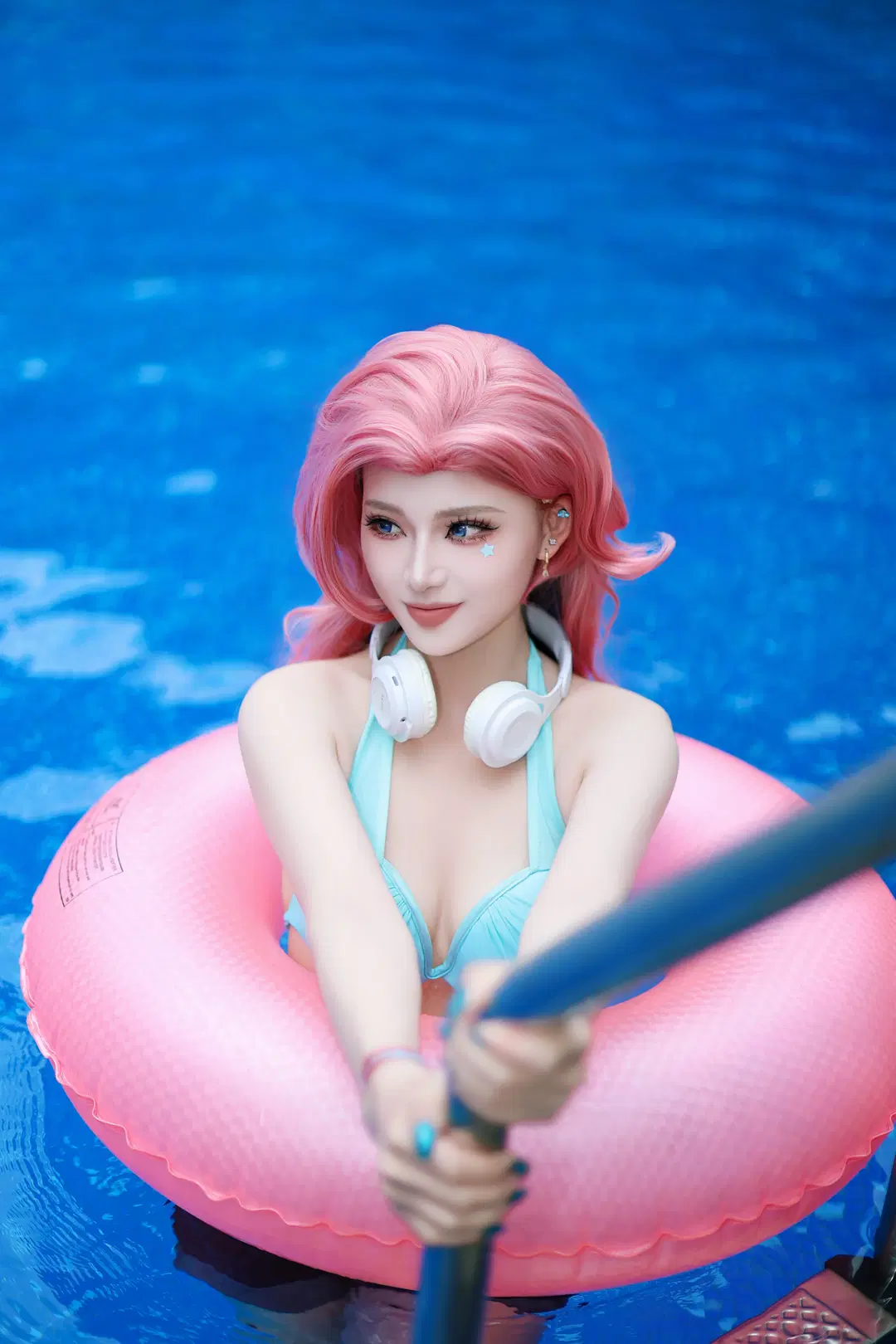 【萨勒芬妮cos】南通泳池漫展清凉泳装返图 - Anko - 第3张