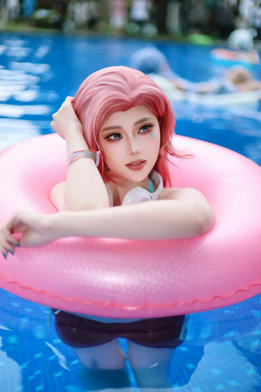 【萨勒芬妮cos】南通泳池漫展清凉泳装返图 - Anko - 第4张