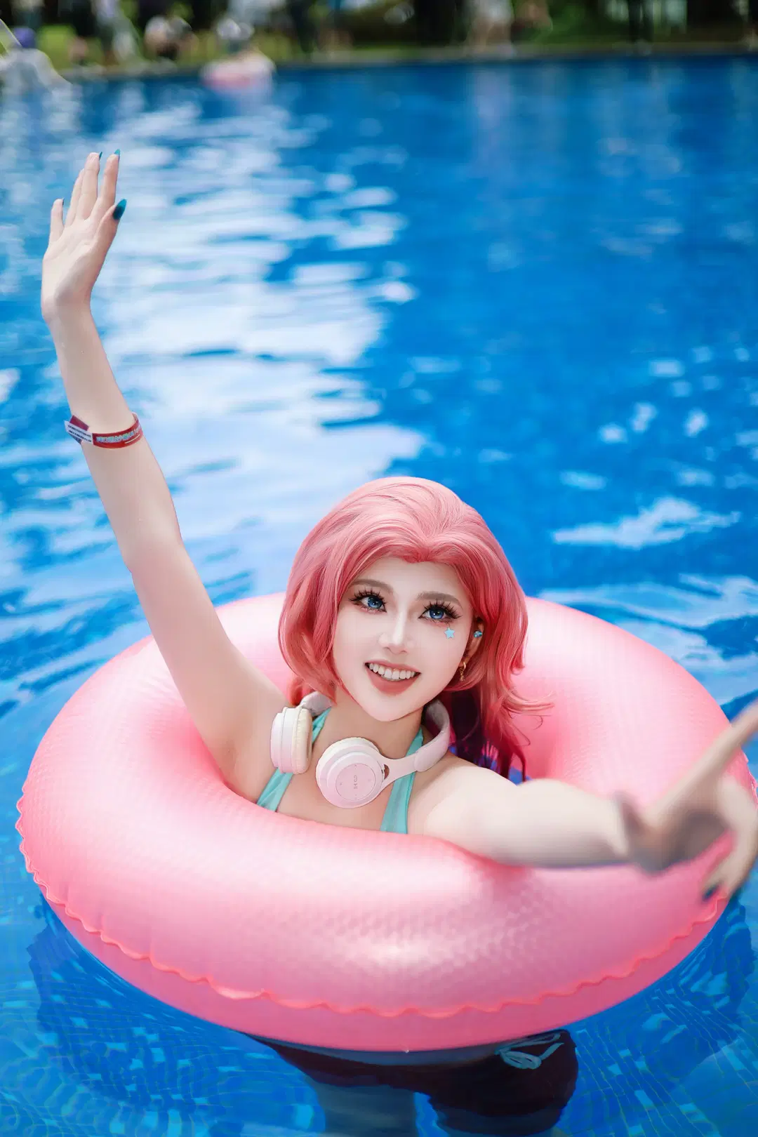 【萨勒芬妮cos】南通泳池漫展清凉泳装返图 - Anko - 第6张