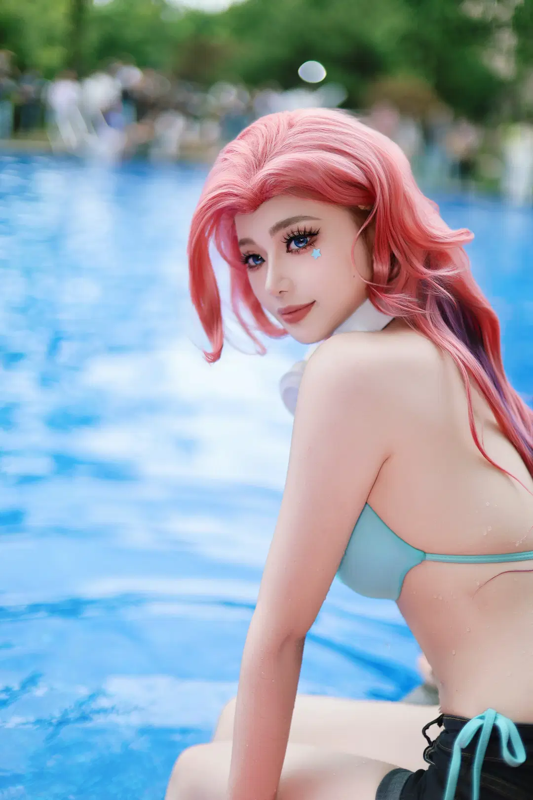 【萨勒芬妮cos】南通泳池漫展清凉泳装返图 - Anko - 第7张