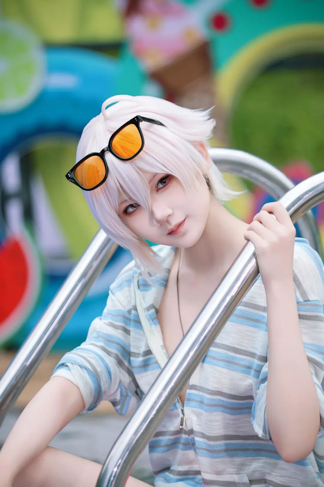 【Poolside photoshoot】Summer Poolside Outdoor Convention Shoot: A Collision of Water Splashes and Light | Convention photos by Anko - Image 10