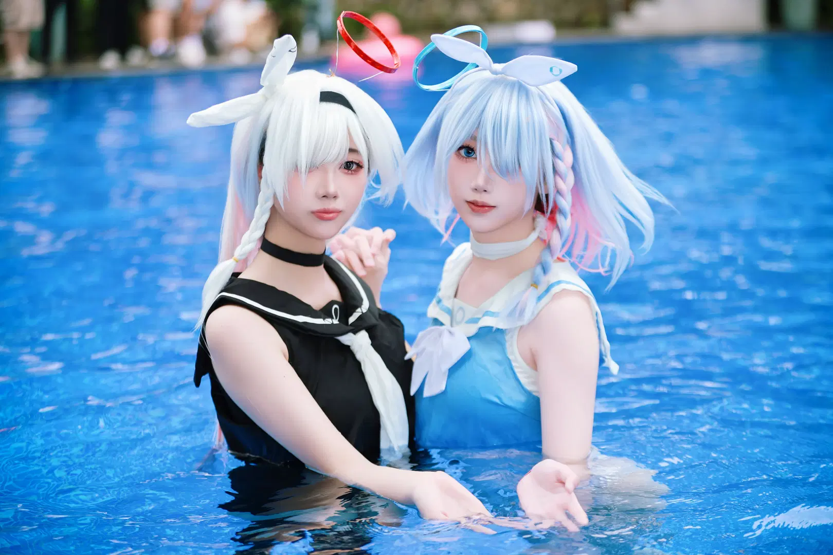 【Poolside photoshoot】Summer Poolside Outdoor Convention Shoot: A Collision of Water Splashes and Light | Convention photos by Anko - Image 7