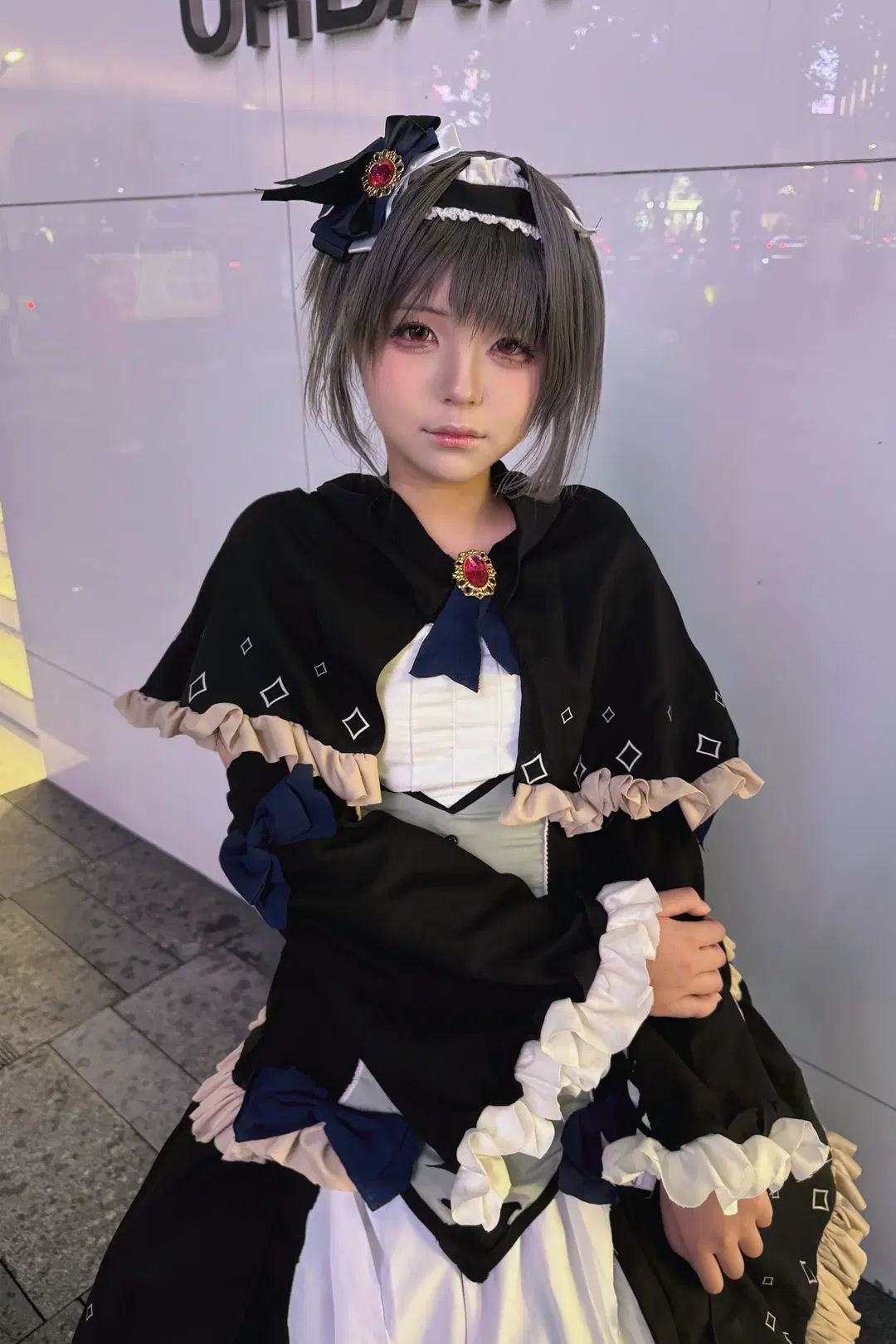cosplay, 漫展返图, 洛丽塔洋装, 9nine, 灰发红瞳