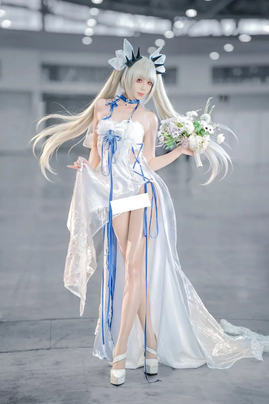 [Formidable cosplay] Royal Lady White Wedding Dress Styling Convention Photos by 酷bear - Image 2