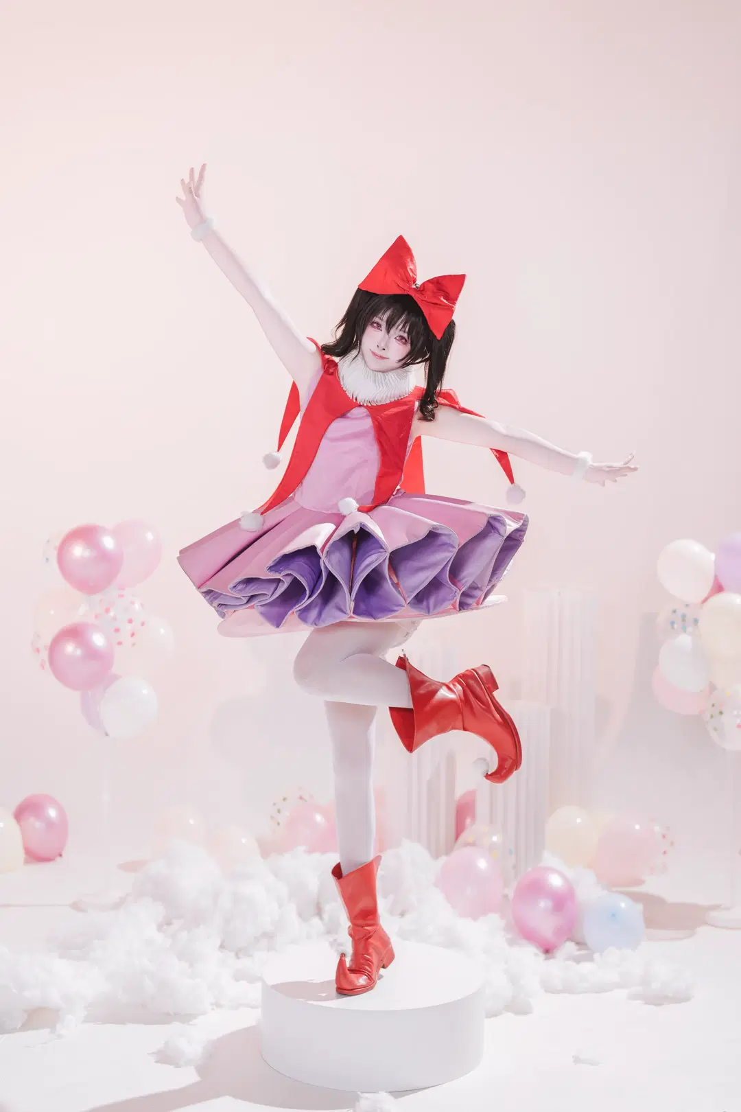 cos正片, 粉色系, 白丝, lovelive, 矢泽妮可cos