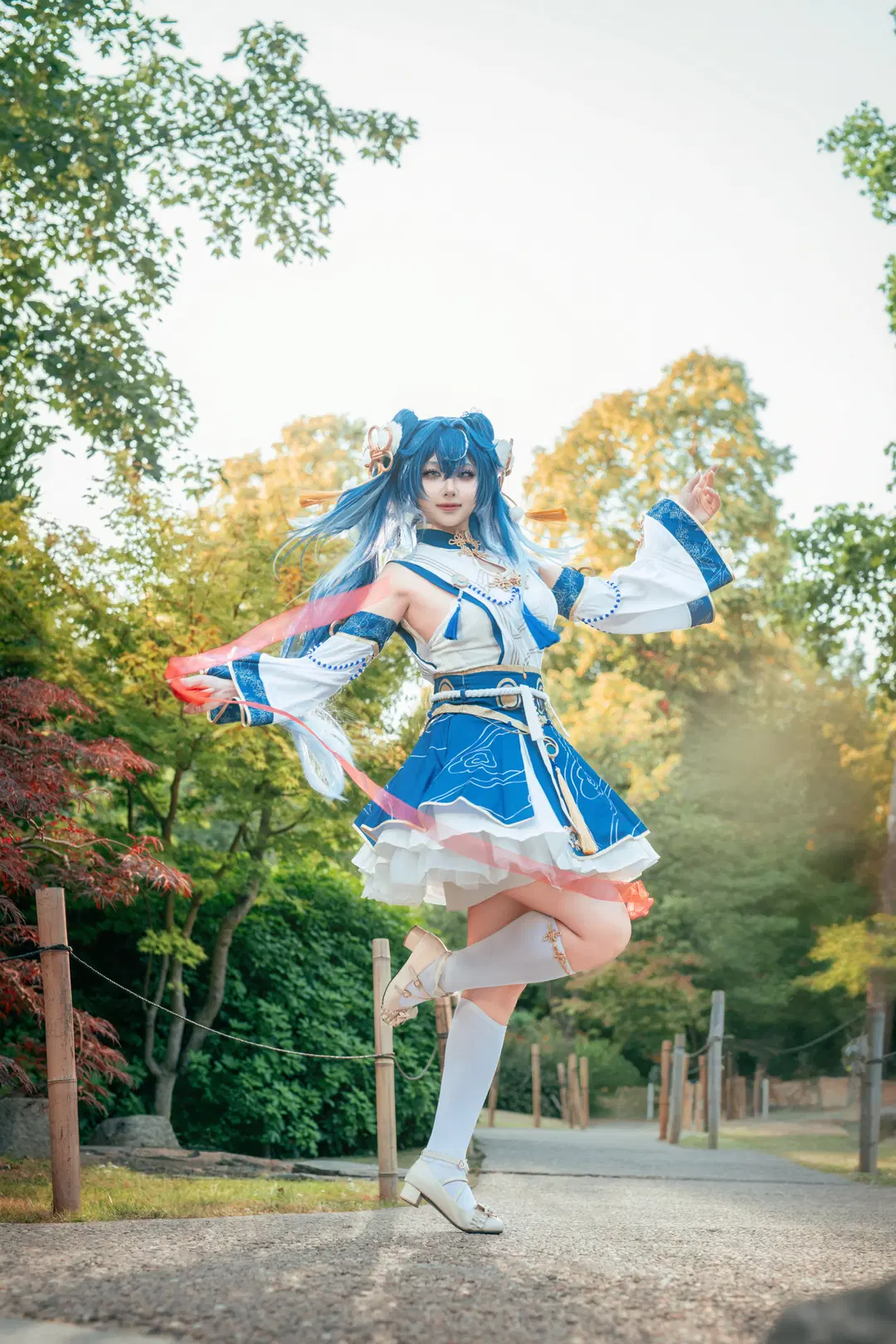 【ユーノ コスプレ】『鳴潮』ユーノの生命力あふれる屋外ロケ特大作 - 卡萨斯乳白戒指（重生版） - 2枚目