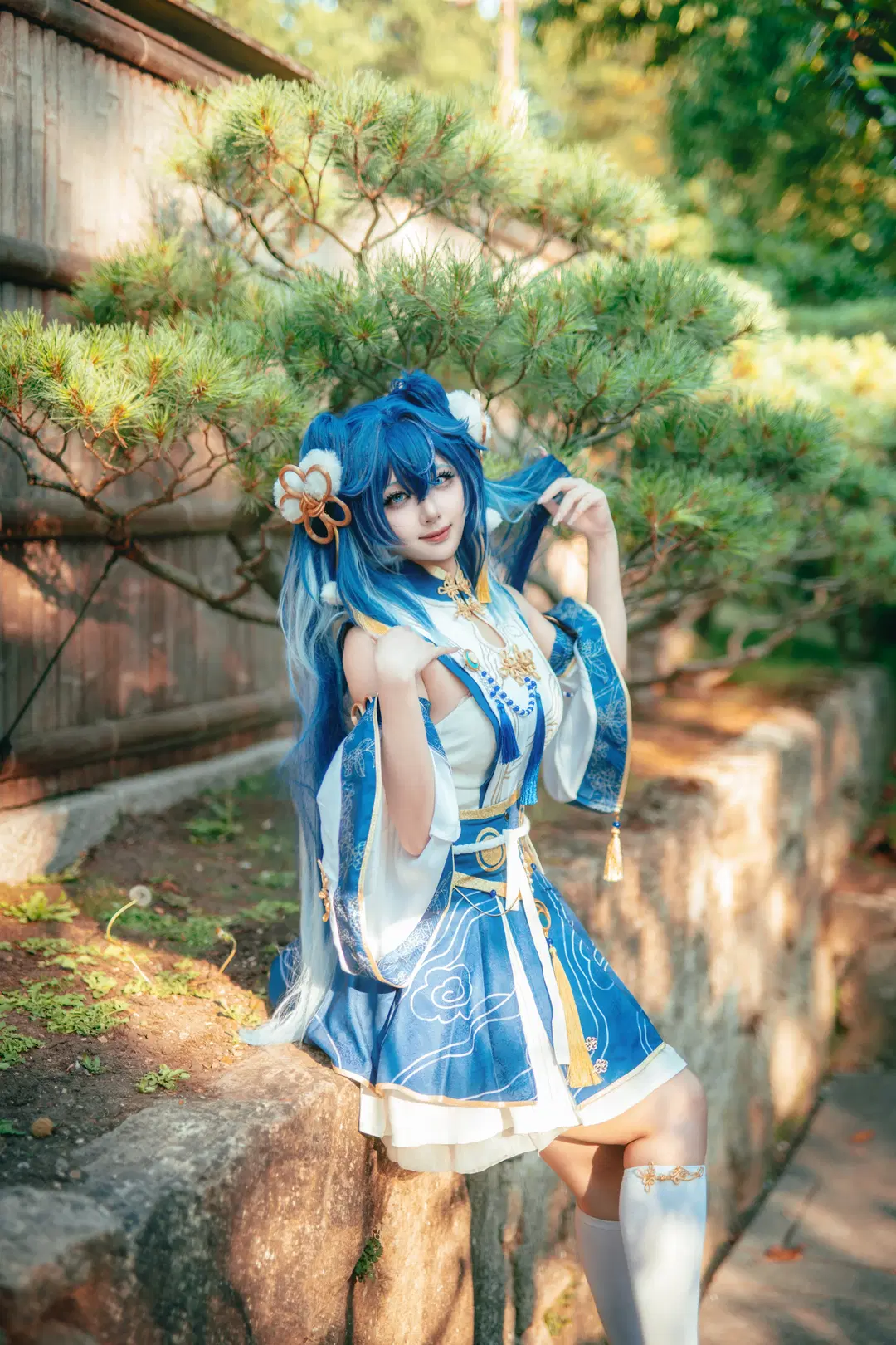 【ユーノ コスプレ】『鳴潮』ユーノの生命力あふれる屋外ロケ特大作 - 卡萨斯乳白戒指（重生版） - 4枚目