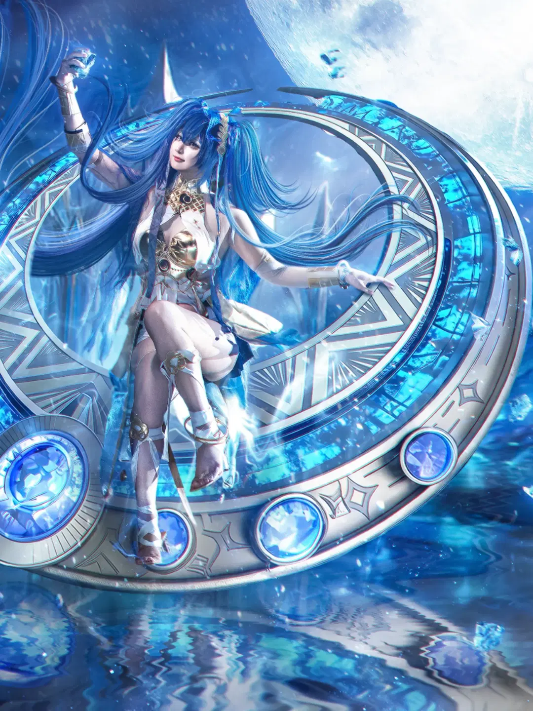 鸣潮, cosplay, 尤诺cos, 游戏cos, 大长腿