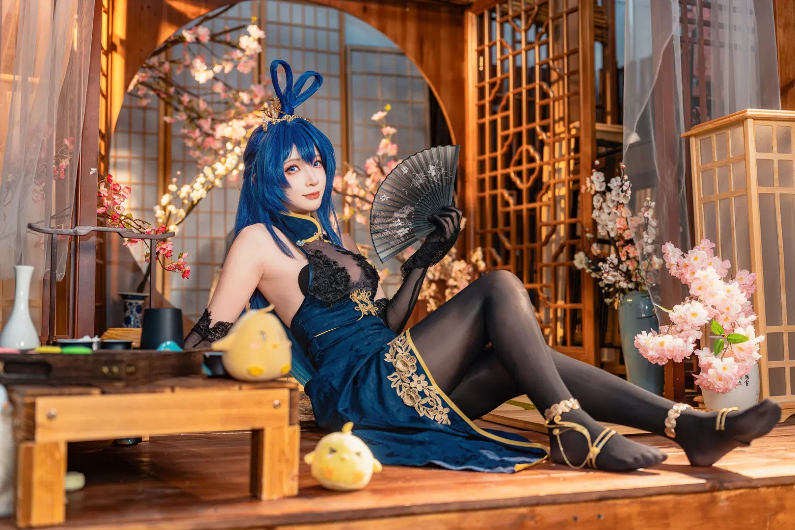 [New Jersey cosplay] Azur Lane Qipao Styling: A Belated Tanabata Invitation by 老塞Liquidboom - Image 4