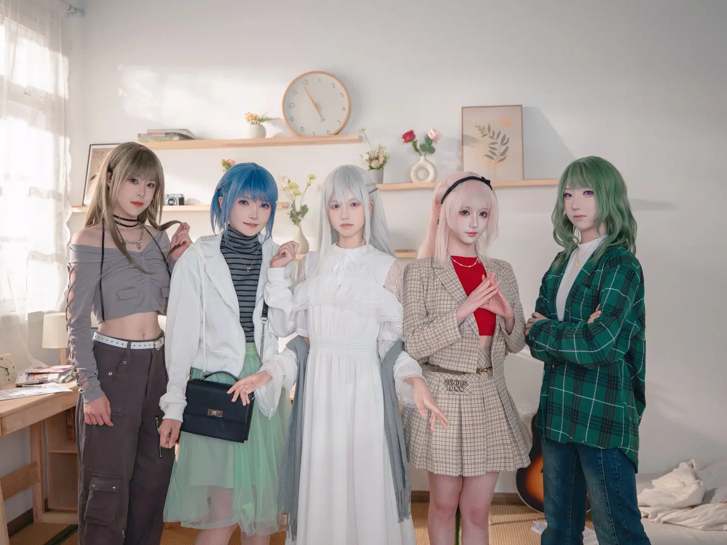 BanG Dream!, 汐见萤cos, 和泉朋花cos, 滨崎茉幌cos, 室内团片