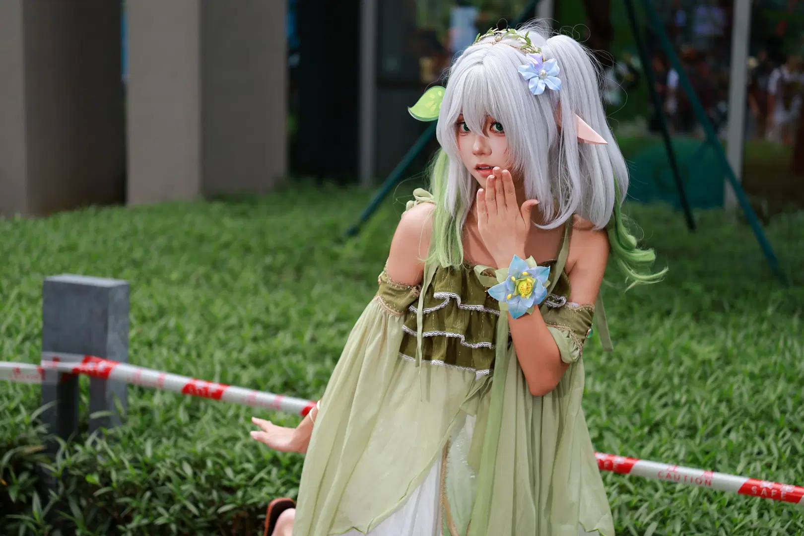原神, コスプレ, ナヒーダ コスプレ, イベント写真, エルフ耳