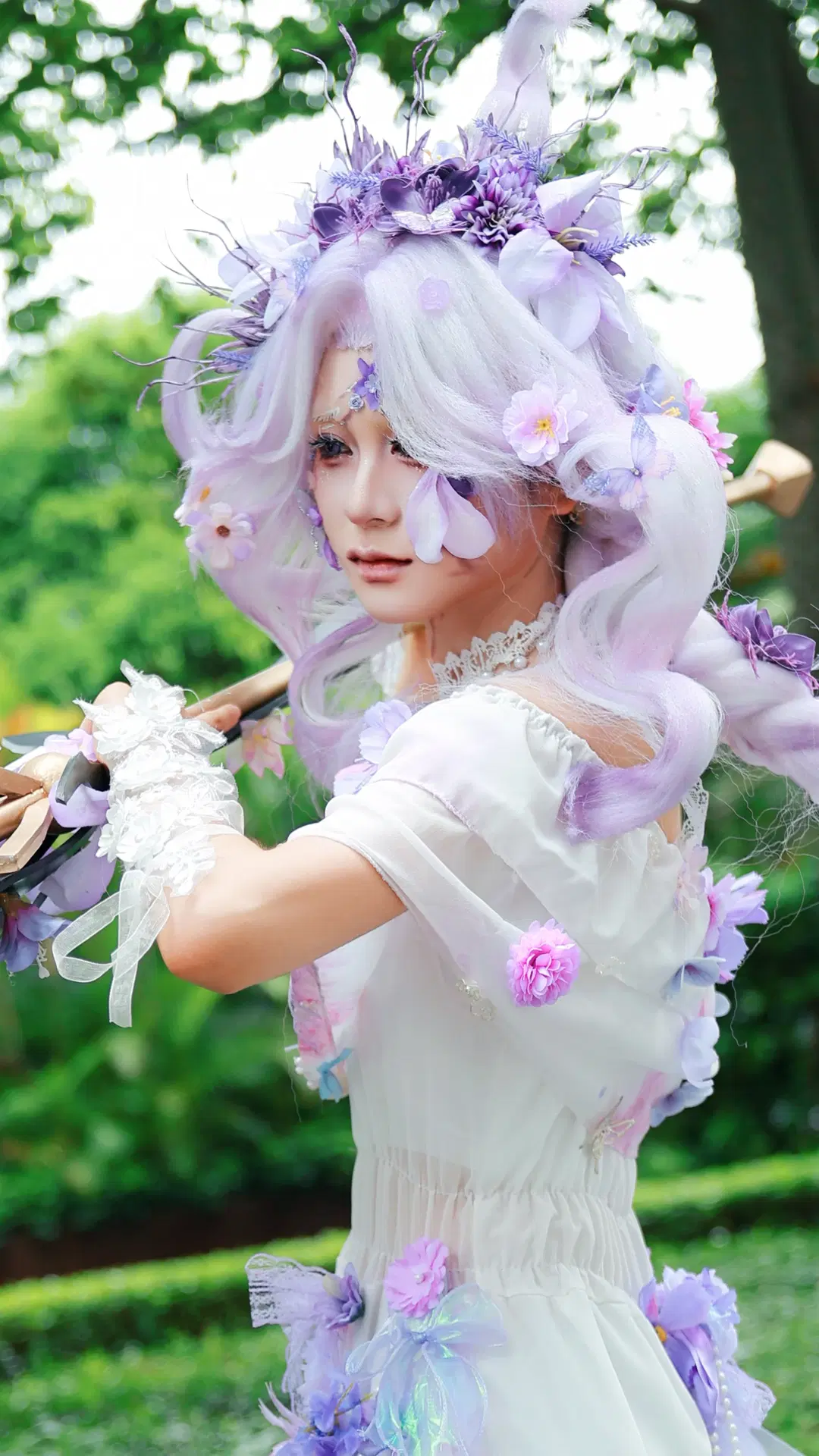 cosplay, 漫展返图, 紫发造型, 梦幻紫, 花仙子