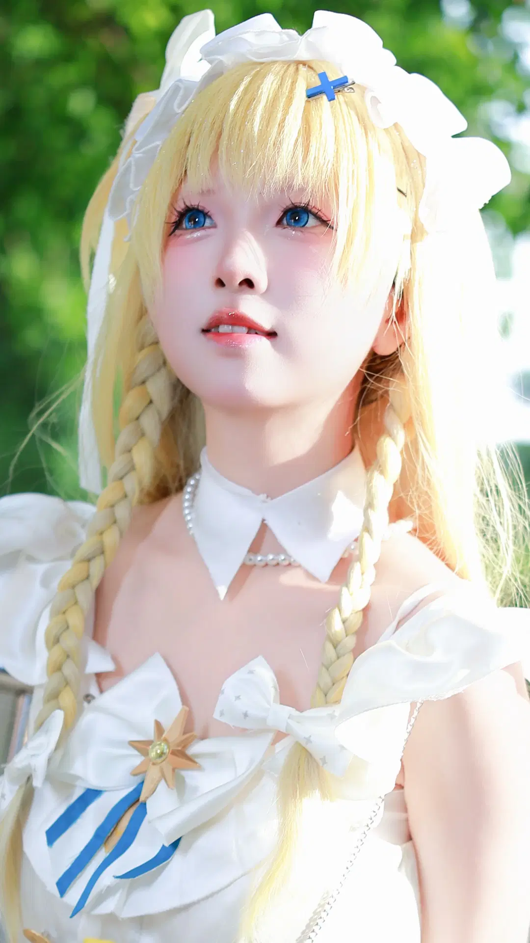 cosplay, 漫展返图, 萤火虫漫展, 白色洋装, 金发
