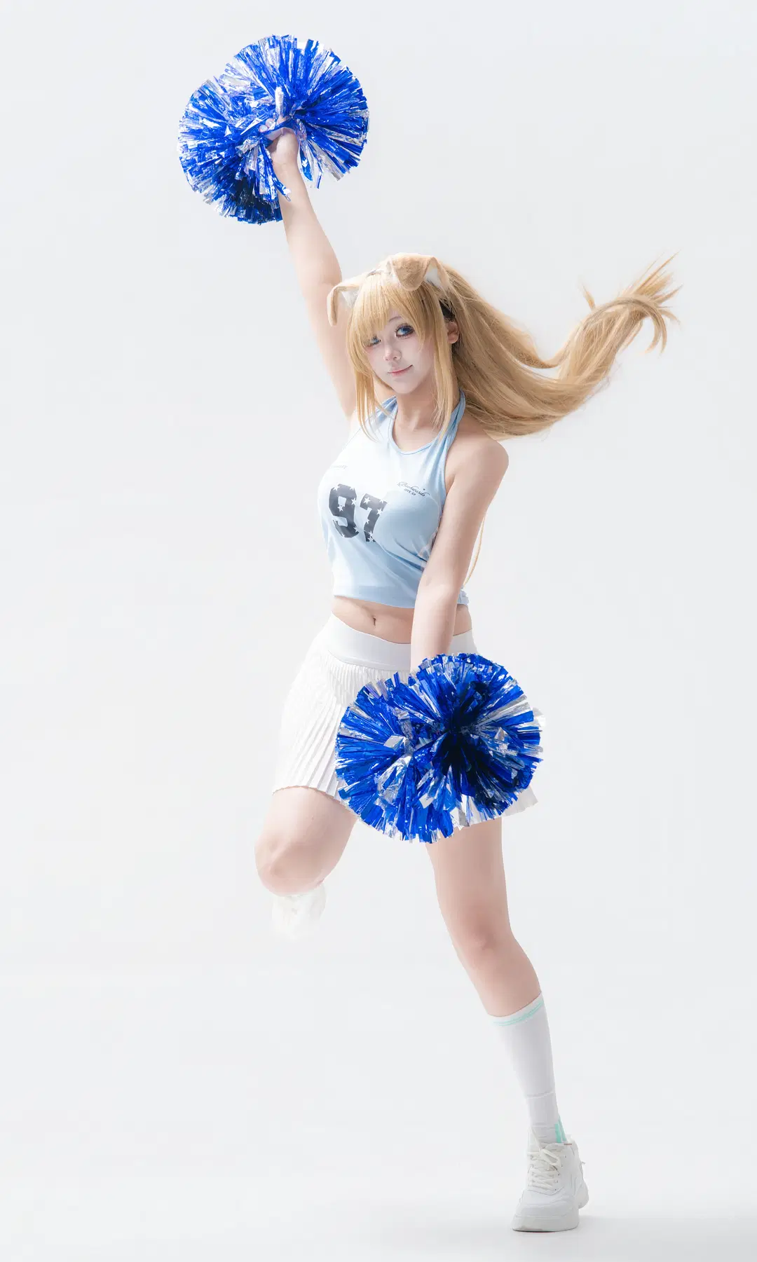 【Ichinose Asuna cosplay】Blue Archive Pitch Cheerleader Support: Energetic Soccer Cheerleader by Bearsan - Image 5