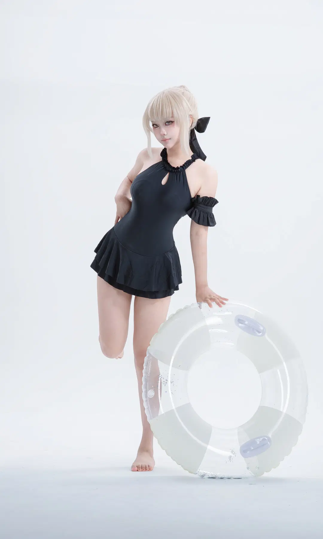 水着コスプレ, 二次元コスプレ, サマーフィルム, Fate/Grand Order, 黒セイバーのコスプレ