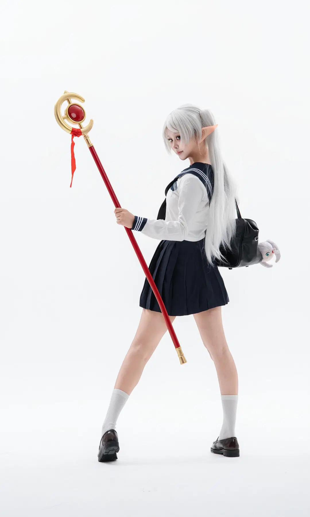 【芙莉莲cos】葬送的芙莉莲之魔法JK装扮 - Bearsan - 第2张