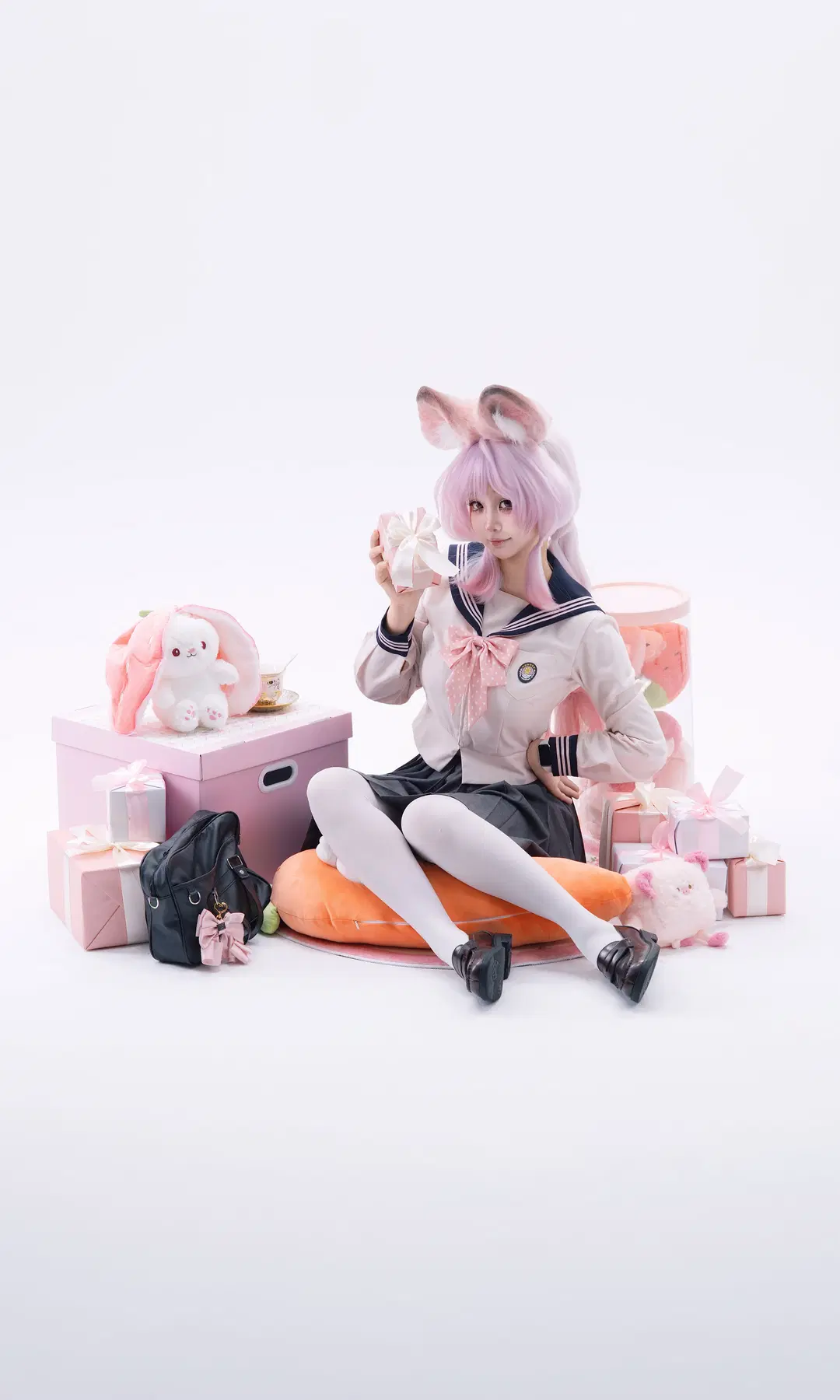 【珊比cos】白棚粉毛兽耳的生日庆祝与治愈时刻 - Bearsan - 第6张