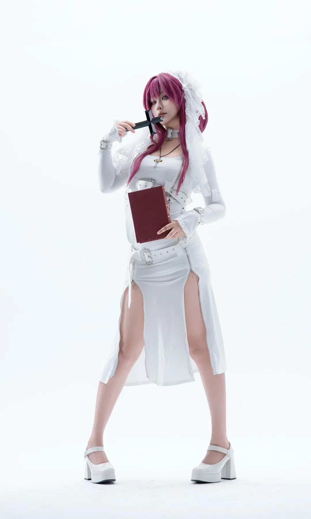 【卡芙卡cos】当星核猎手换上修女拘束裙 - Bearsan - 第3张