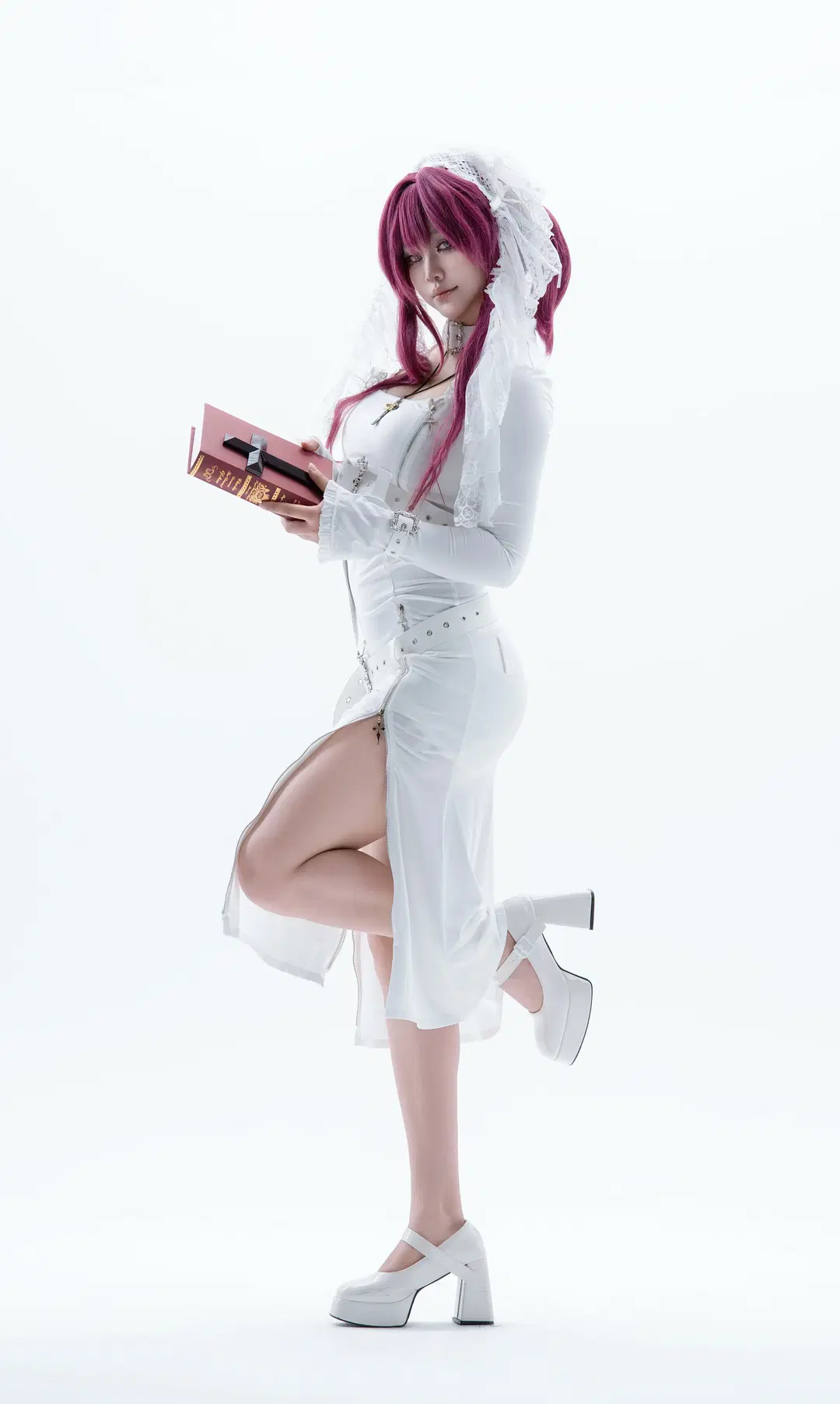 【卡芙卡cos】当星核猎手换上修女拘束裙 - Bearsan - 第6张
