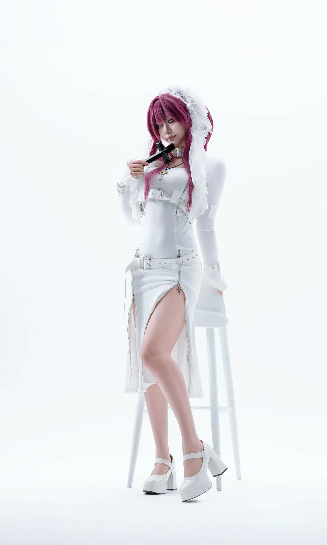 【卡芙卡cos】崩坏星穹铁道 纯白修女拘束裙 - Bearsan - 第2张