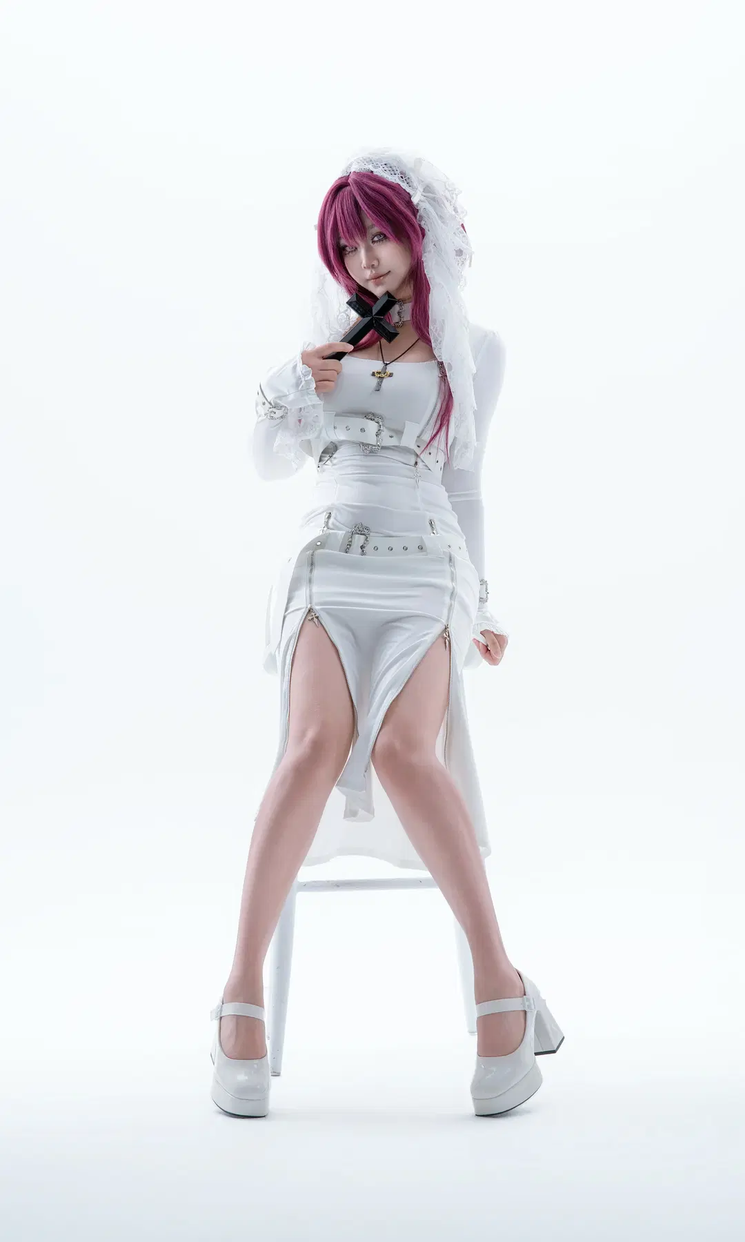 【卡芙卡cos】崩坏星穹铁道 纯白修女拘束裙 - Bearsan - 第5张