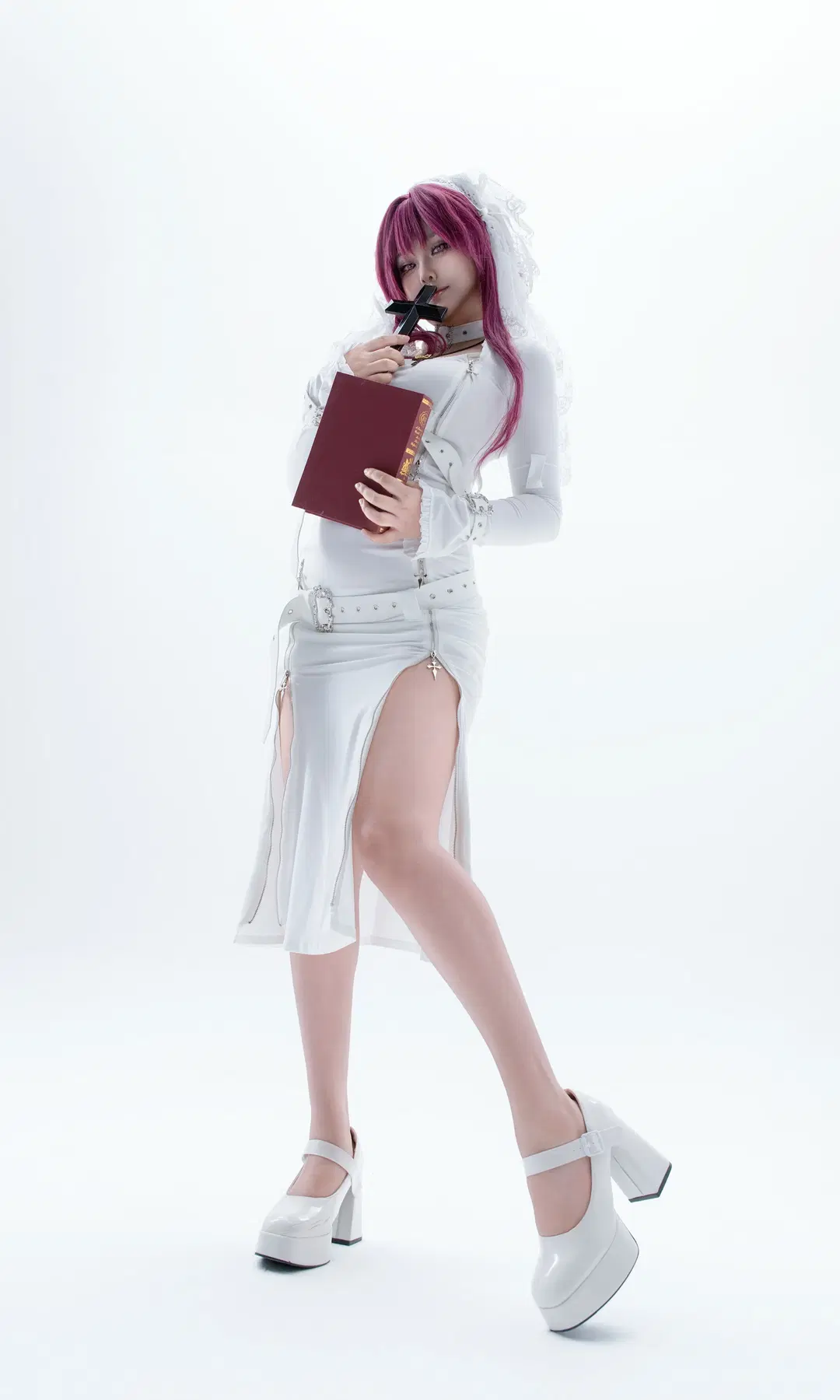 【卡芙卡cos】崩坏星穹铁道 纯白修女拘束裙 - Bearsan - 第6张