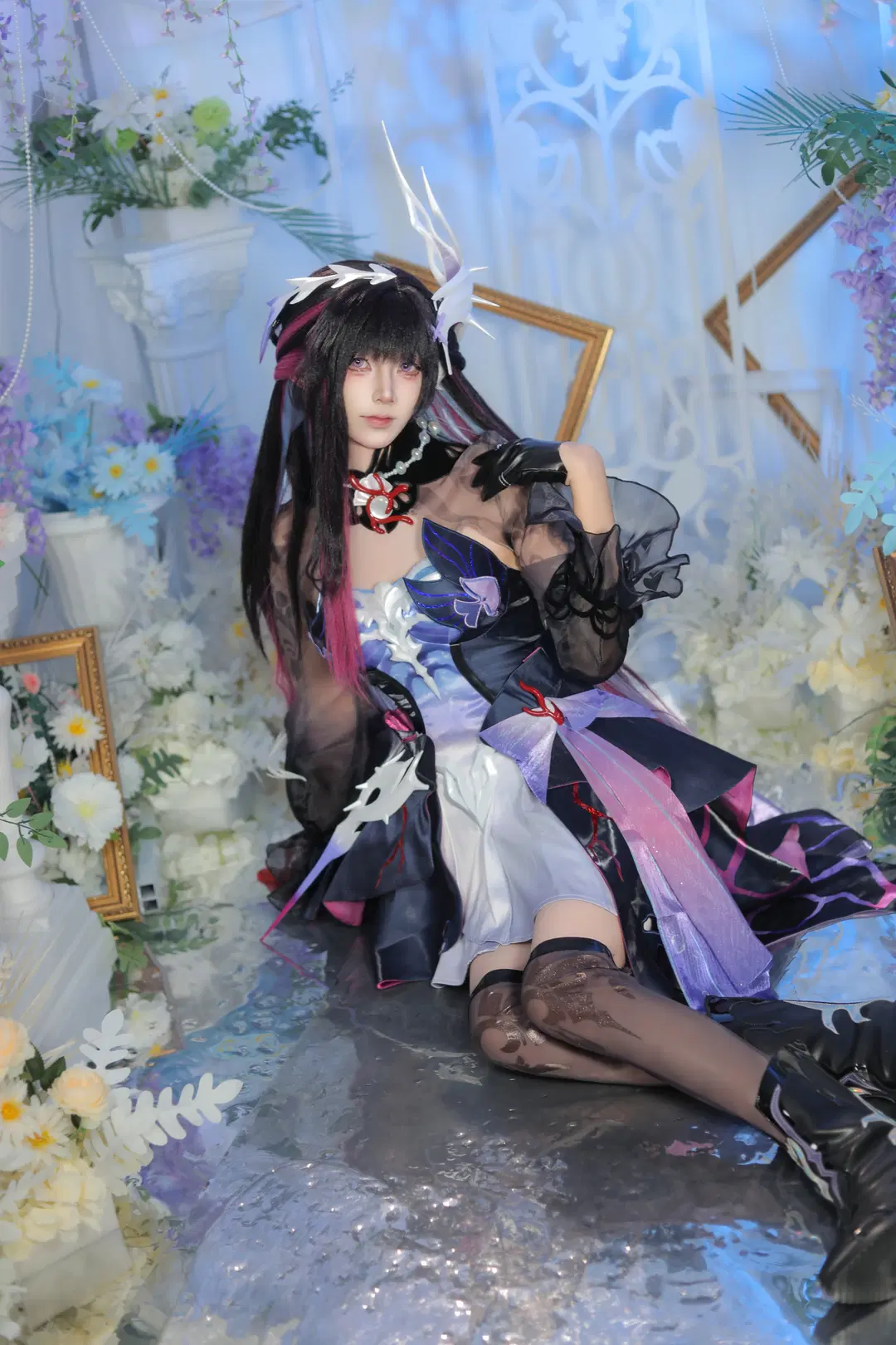 崩坏星穹铁道, 翁法罗斯, 二次元cosplay, 海瑟音cos, 丝袜cos