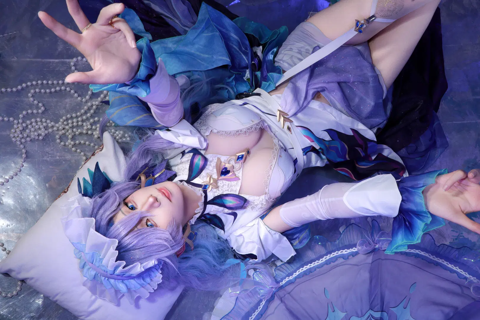 【坎特蕾拉cos】鸣潮深海中的绝美幻影 - 金鱼mayo - 第5张